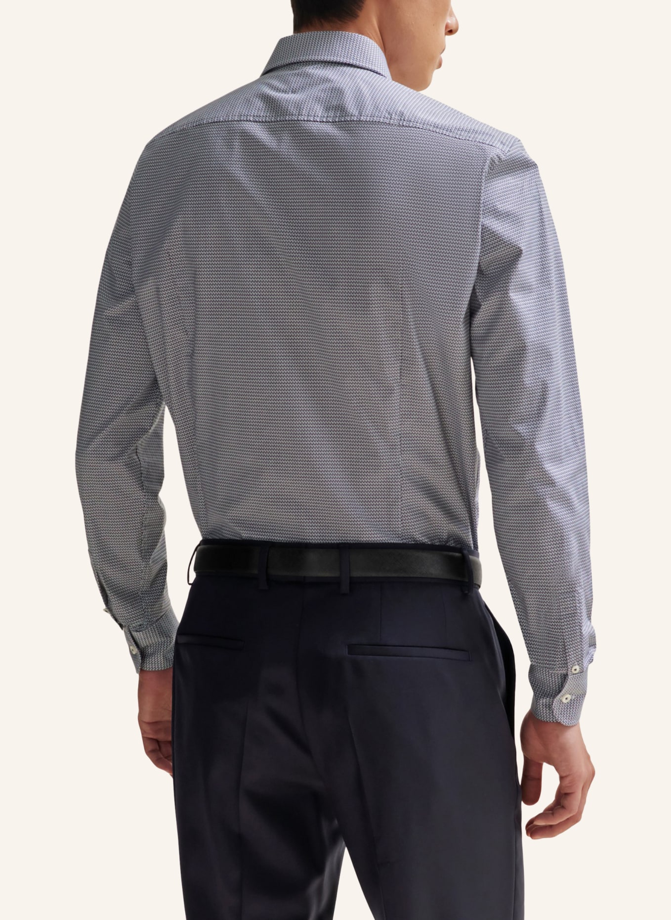 BOSS Business Hemd H-HANK-KENT-C1-214 Slim Fit, Farbe: DUNKELBLAU (Bild 2)