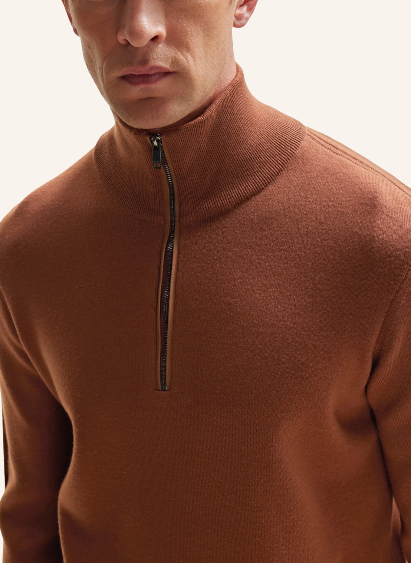 BOSS Pullover L-PADRONE Regular Fit, Farbe: BRAUN (Bild 3)