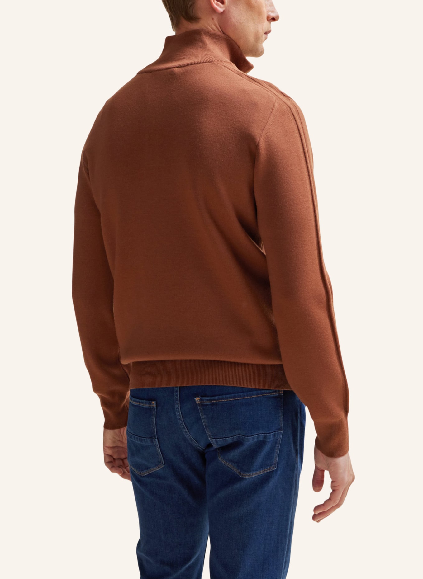 BOSS Pullover L-PADRONE Regular Fit, Farbe: BRAUN (Bild 2)