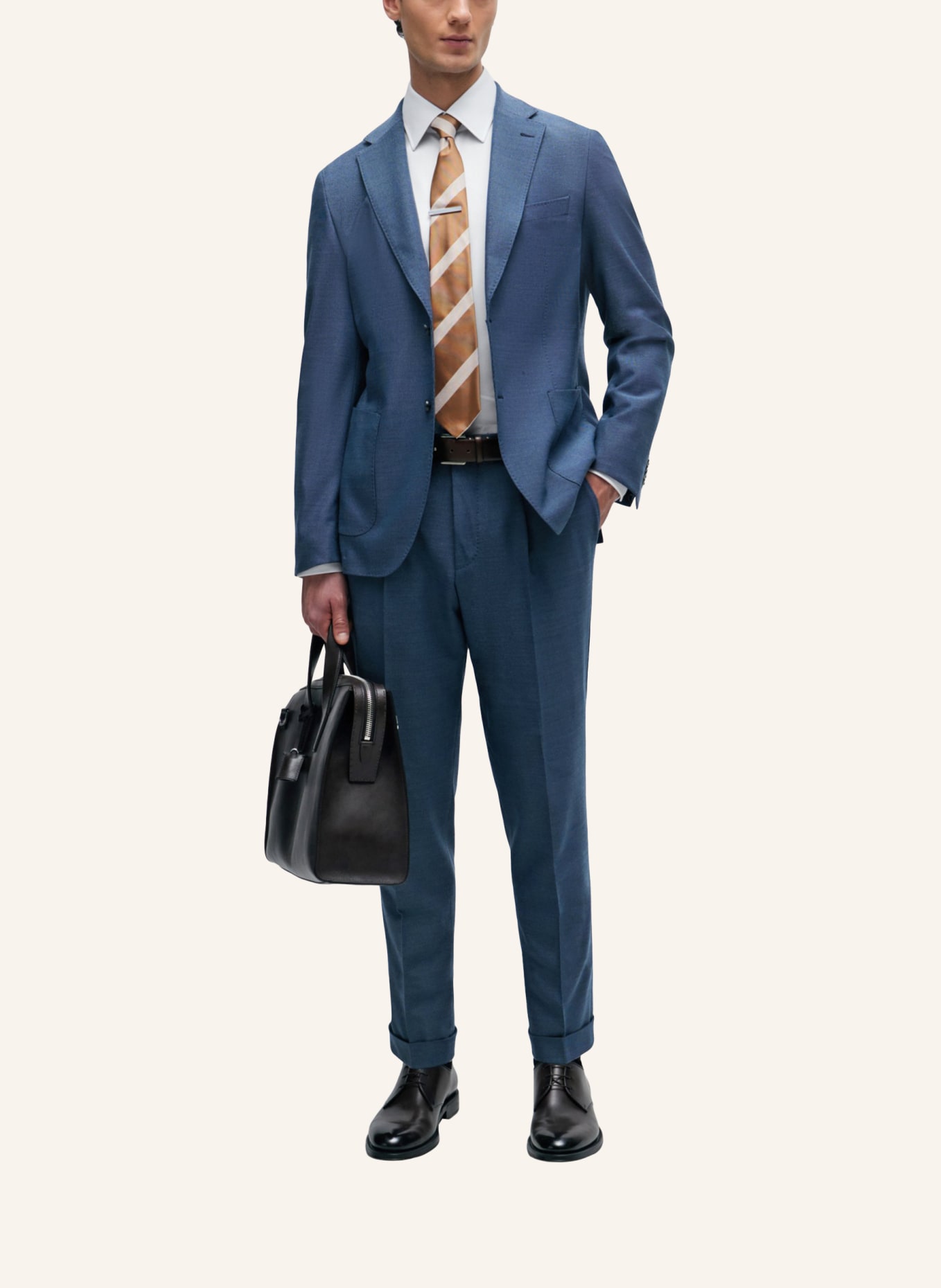 BOSS Business Hemd L-HAYS-KENTB-234 Slim Fit, Farbe: HELLBLAU (Bild 6)