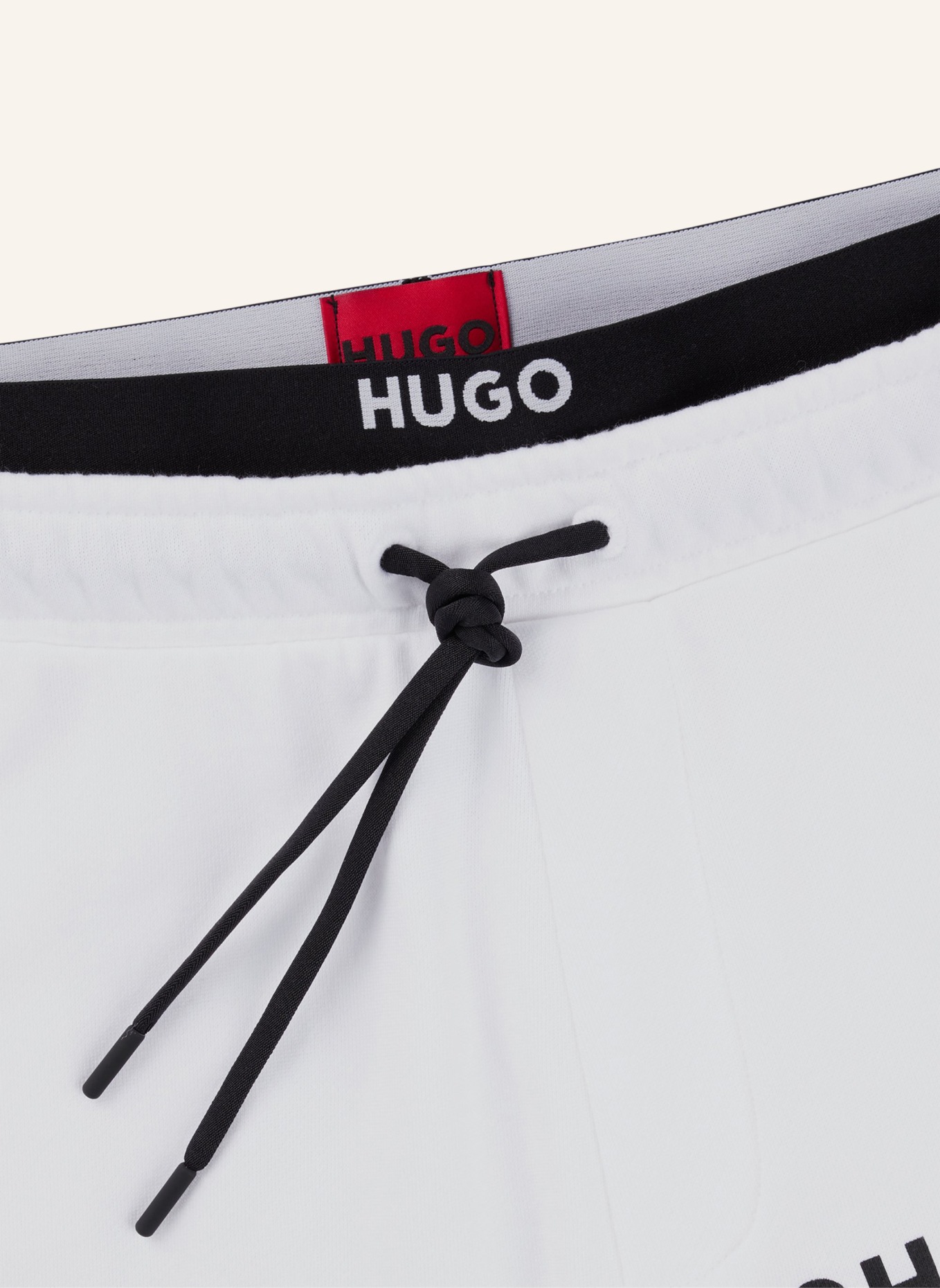 HUGO Loungewear Unterteil ACID AOP SHORTS, Farbe: WEISS (Bild 2)