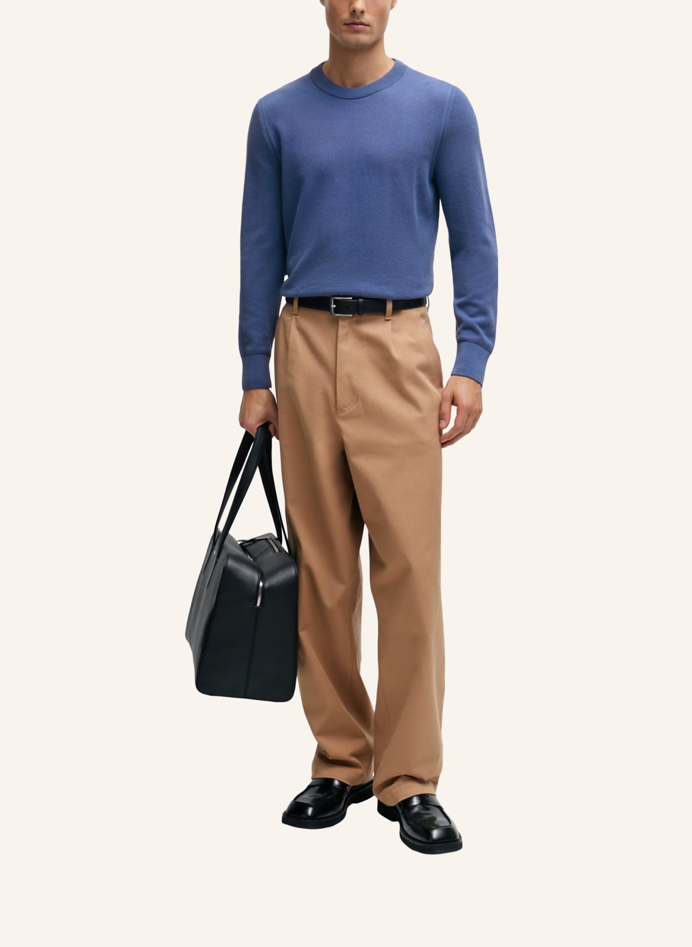 BOSS Pullover ECAIO-P Regular Fit, Farbe: BLAU (Bild 5)
