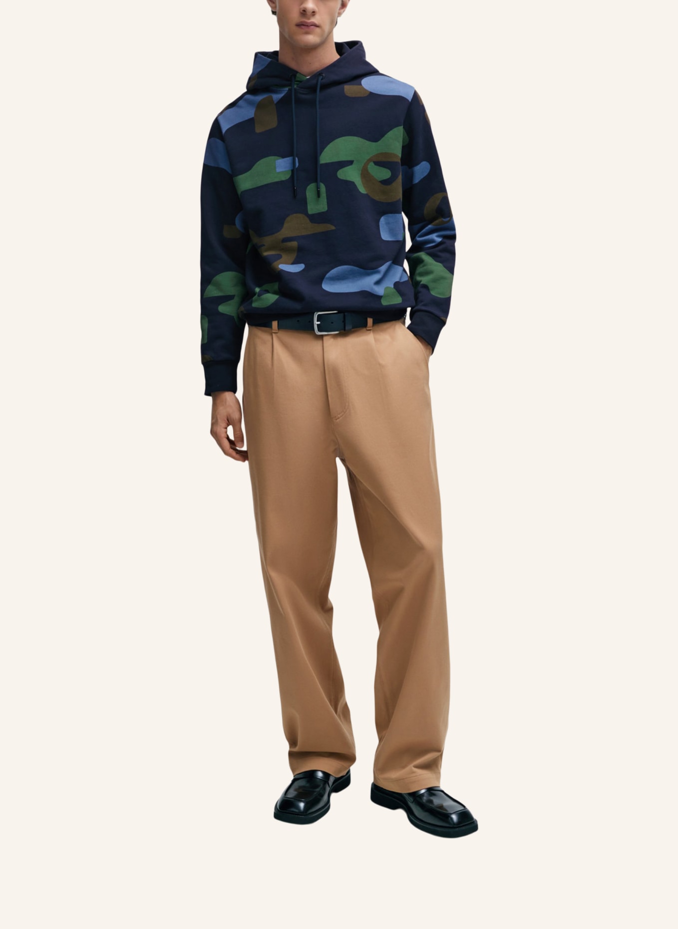 BOSS Sweatshirt SEEGER 150 Regular Fit, Farbe: DUNKELBLAU (Bild 5)