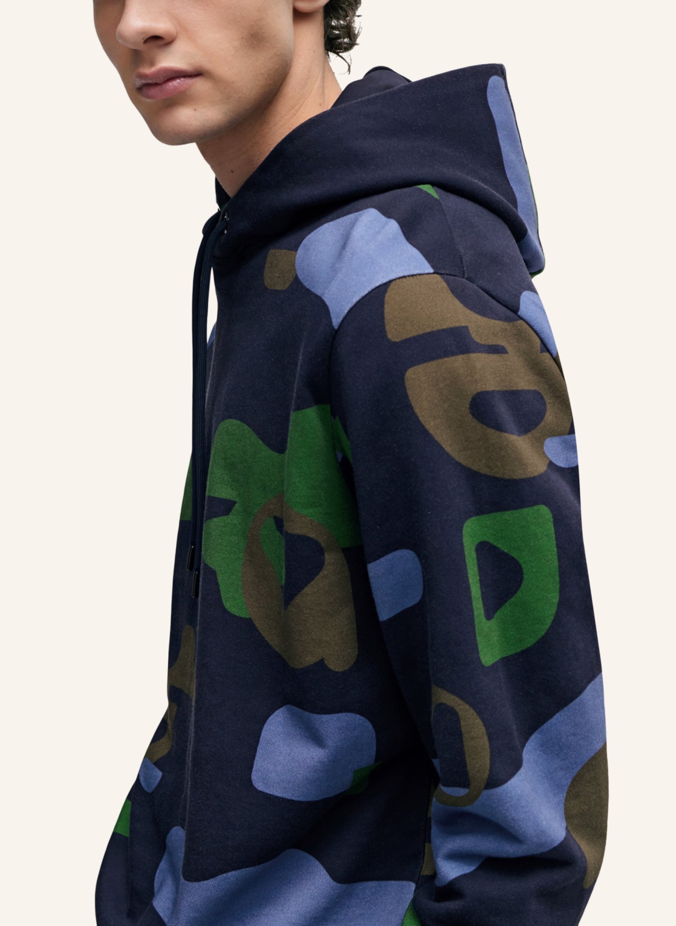 BOSS Sweatshirt SEEGER 150 Regular Fit, Farbe: DUNKELBLAU (Bild 3)