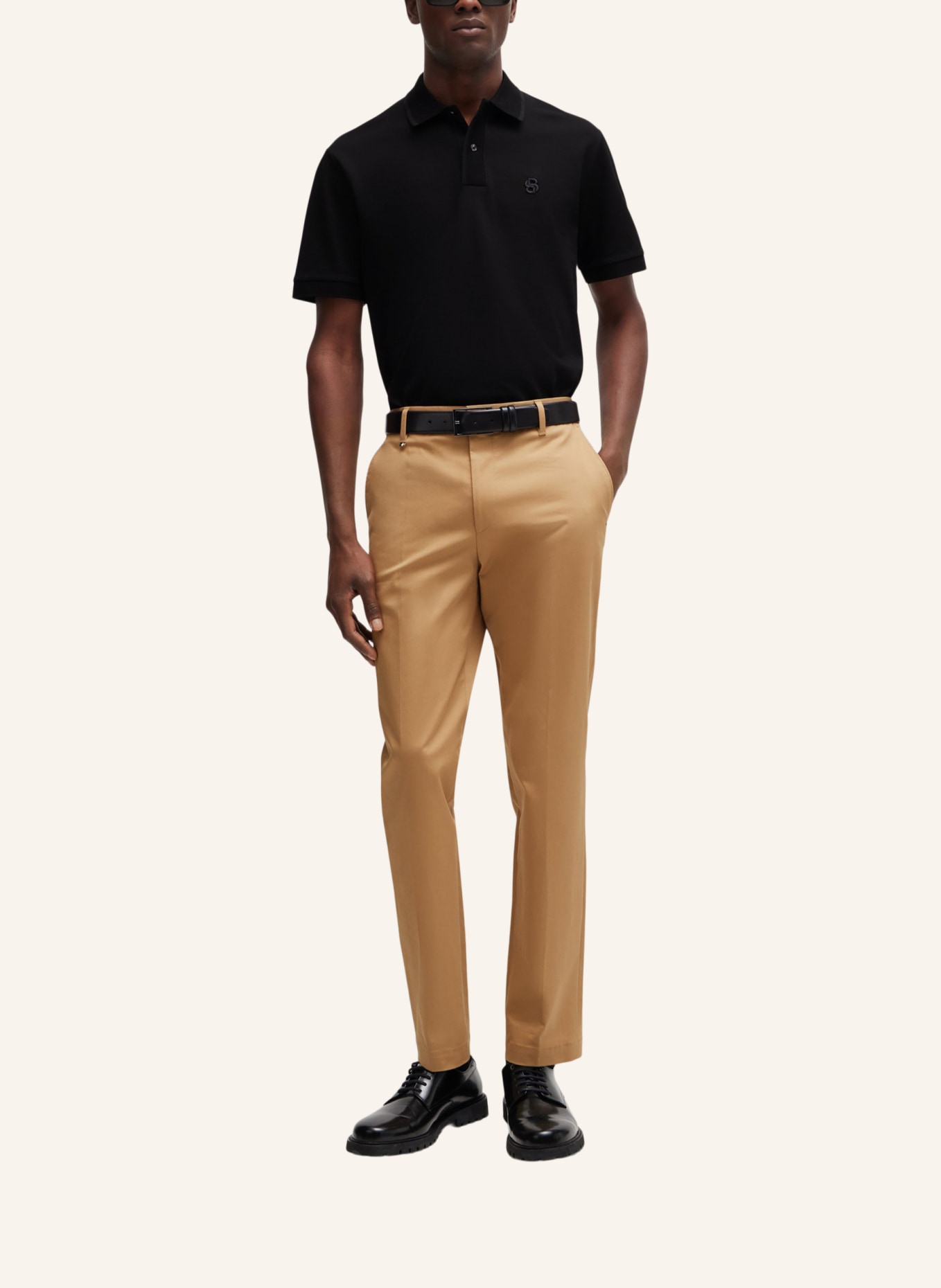 BOSS Poloshirt PARLAY 210 Regular Fit, Farbe: SCHWARZ (Bild 5)