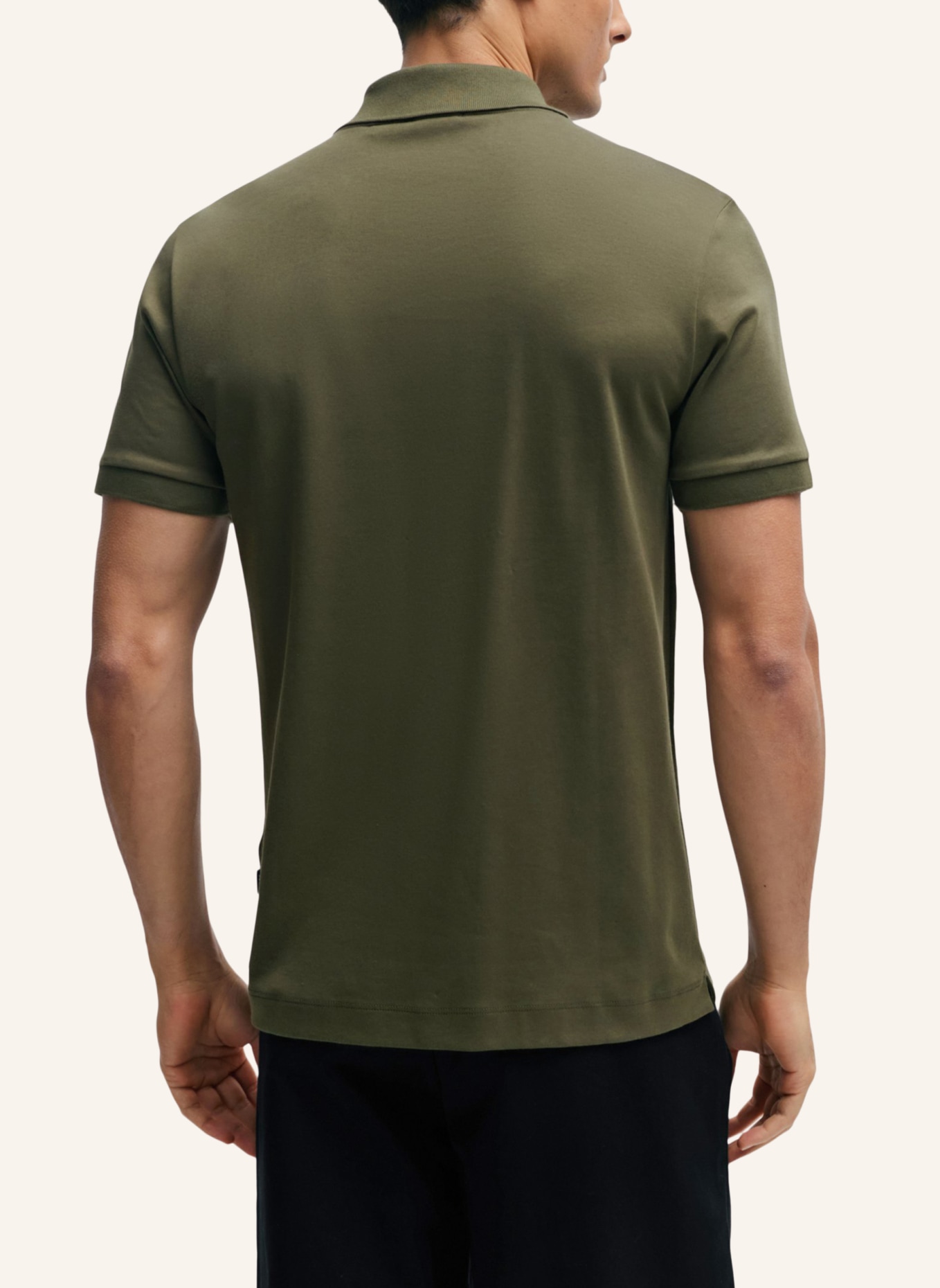 BOSS Poloshirt POLSTON 35 Slim Fit, Farbe: DUNKELGRÜN (Bild 2)