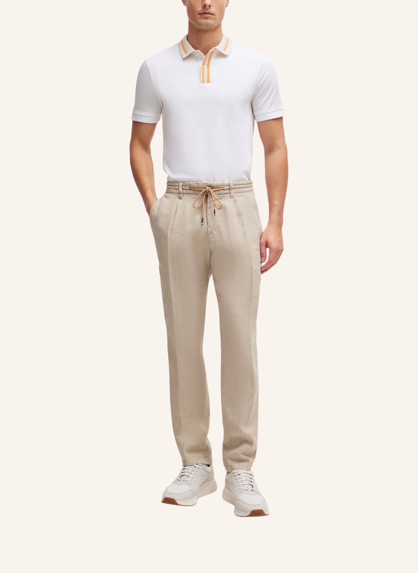 BOSS Poloshirt PHILLIPSON 36 Slim Fit, Farbe: WEISS (Bild 5)