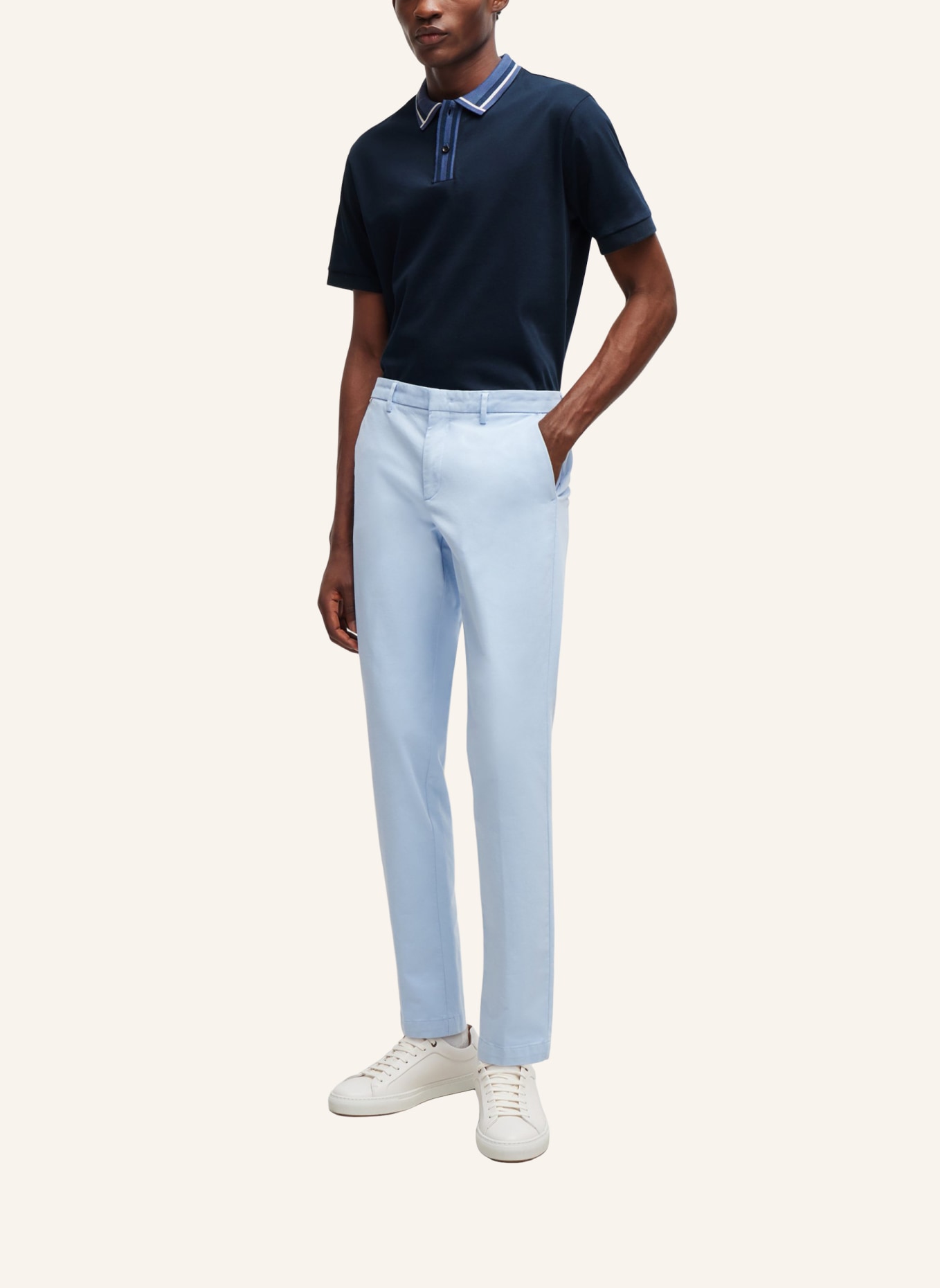 BOSS Poloshirt PHILLIPSON 36 Slim Fit, Farbe: DUNKELBLAU (Bild 5)