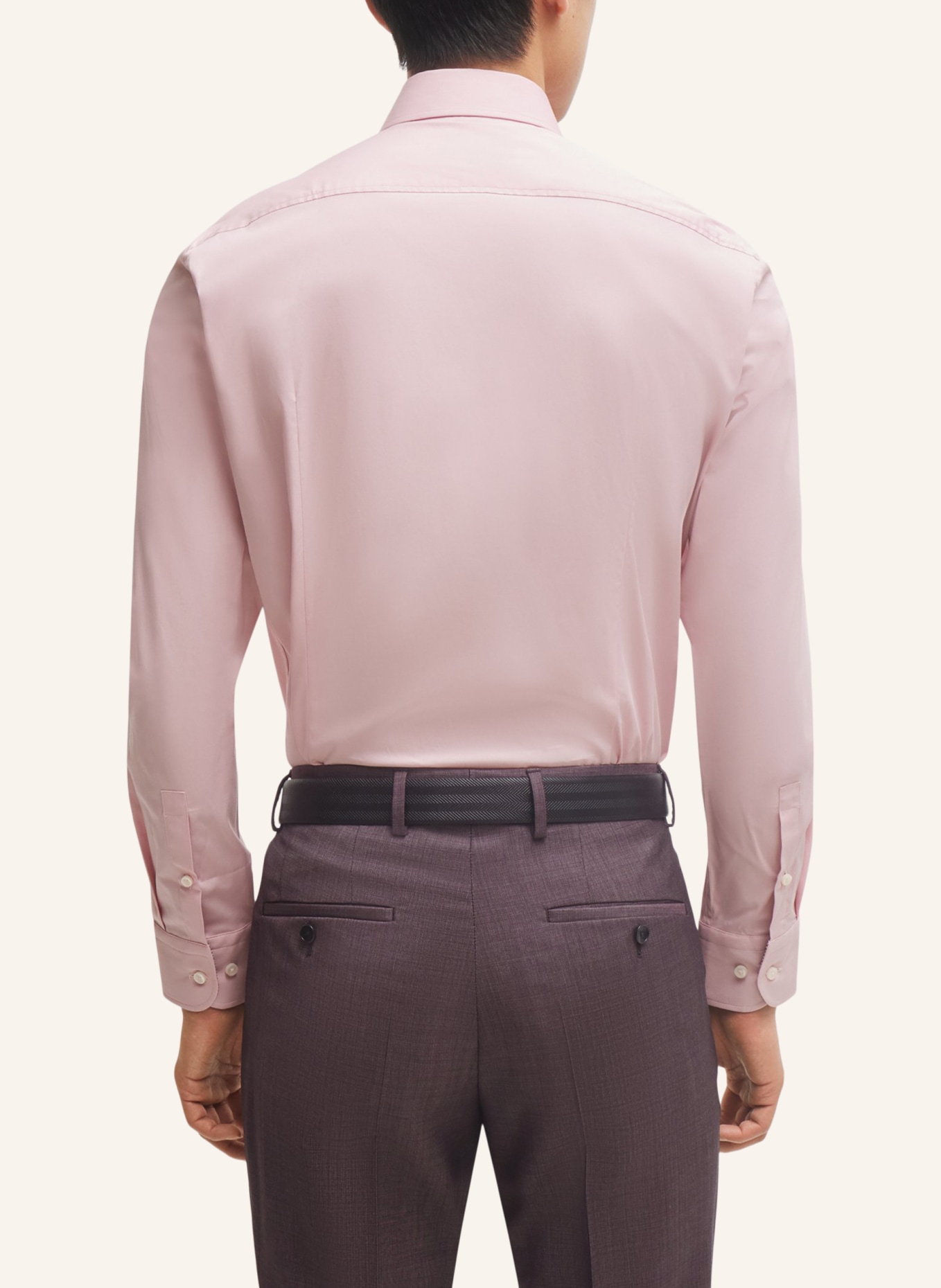 BOSS Business Hemd H-HANK-KENT-C3-214 Slim Fit, Farbe: HELLROSA (Bild 2)