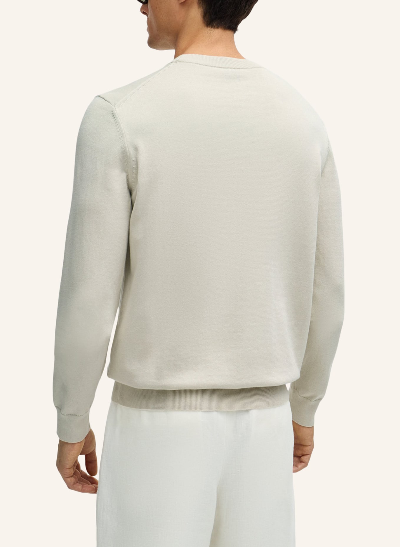 BOSS Pullover PACAS-L Regular Fit, Farbe: WEISS (Bild 2)