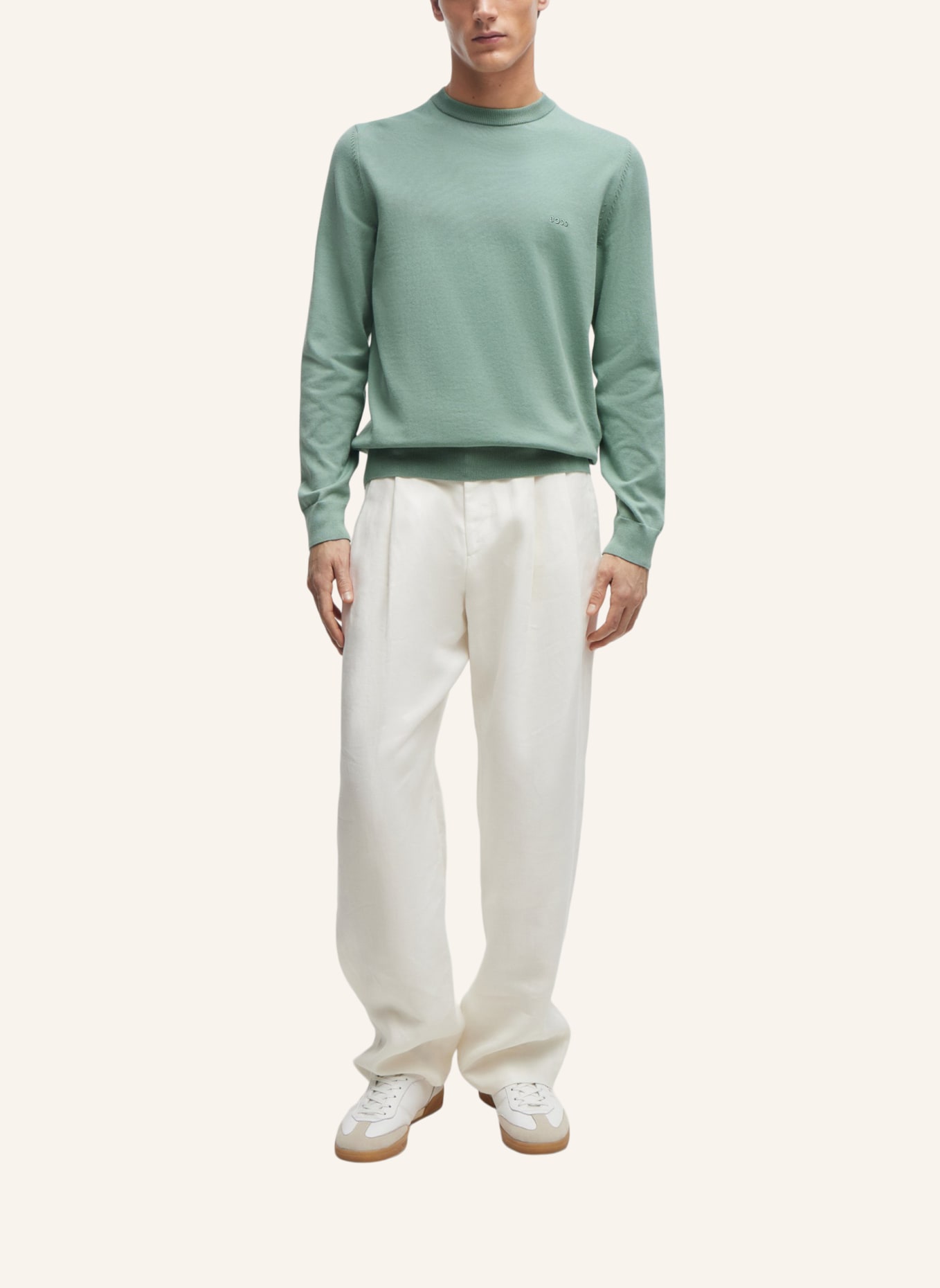 BOSS Pullover PACAS-L Regular Fit, Farbe: GRÜN (Bild 5)