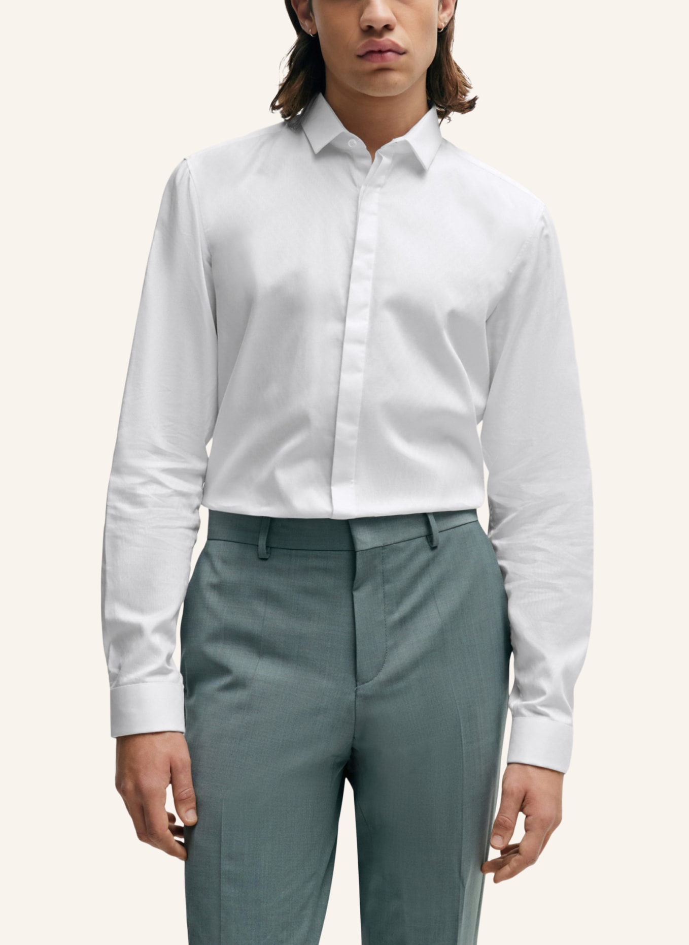 HUGO Business Hemd KETRAN Slim Fit, Farbe: WEISS (Bild 5)