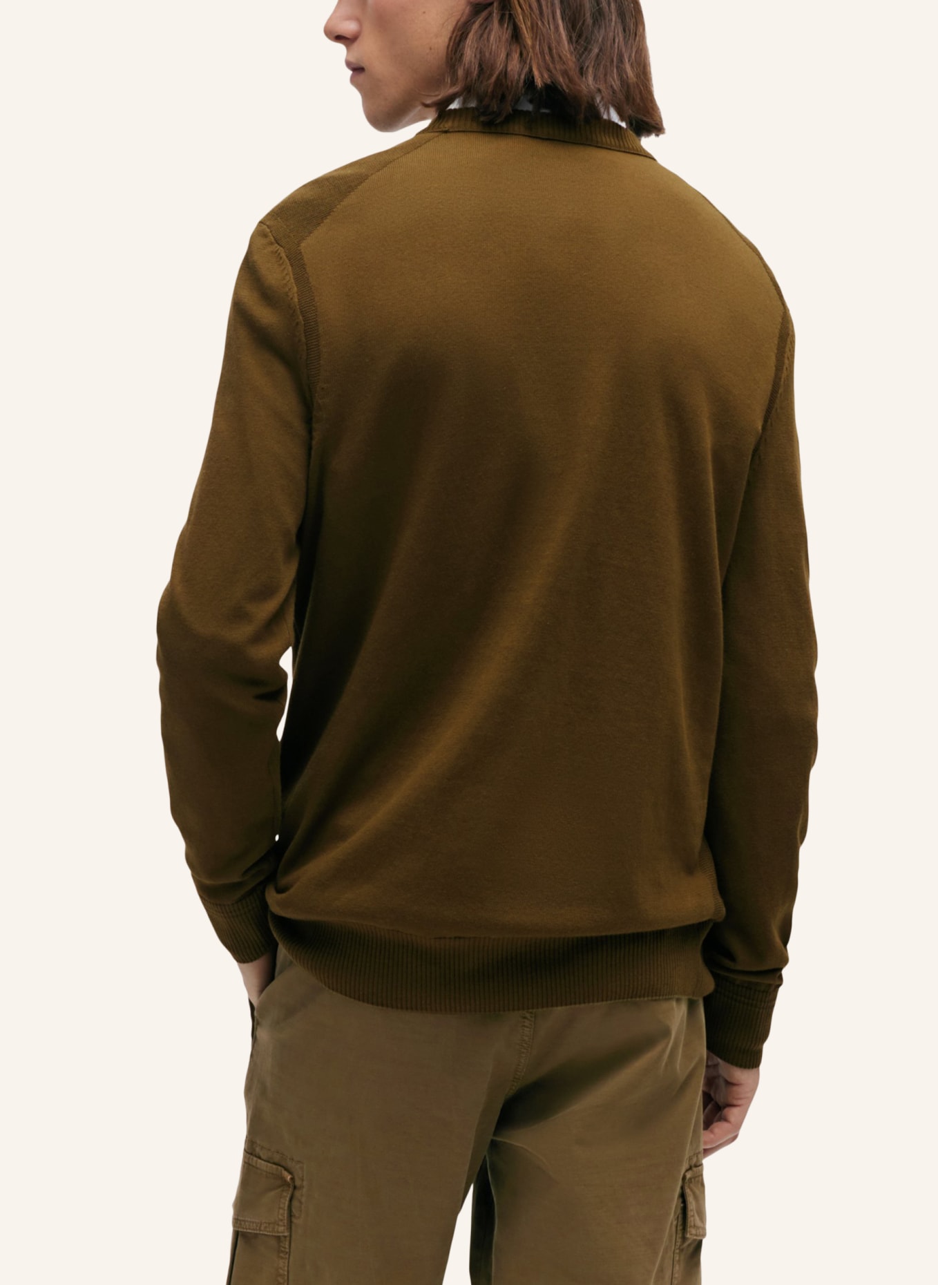 BOSS Pullover ASAC_C Regular Fit, Farbe: GRÜN (Bild 2)