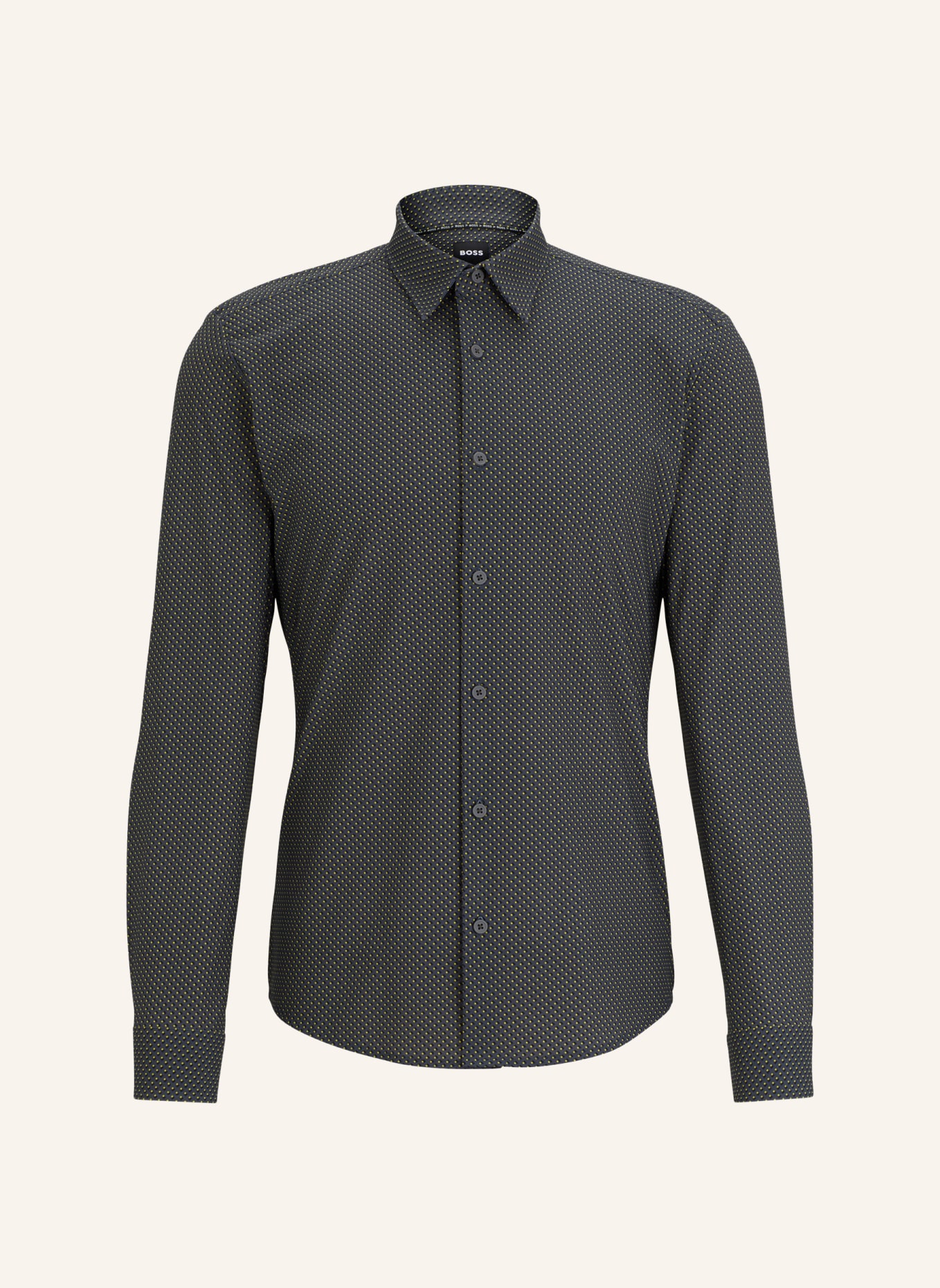 BOSS Casual Hemd P-ROAN-KENT-C1-233 Slim Fit, Farbe: GRAU (Bild 1)
