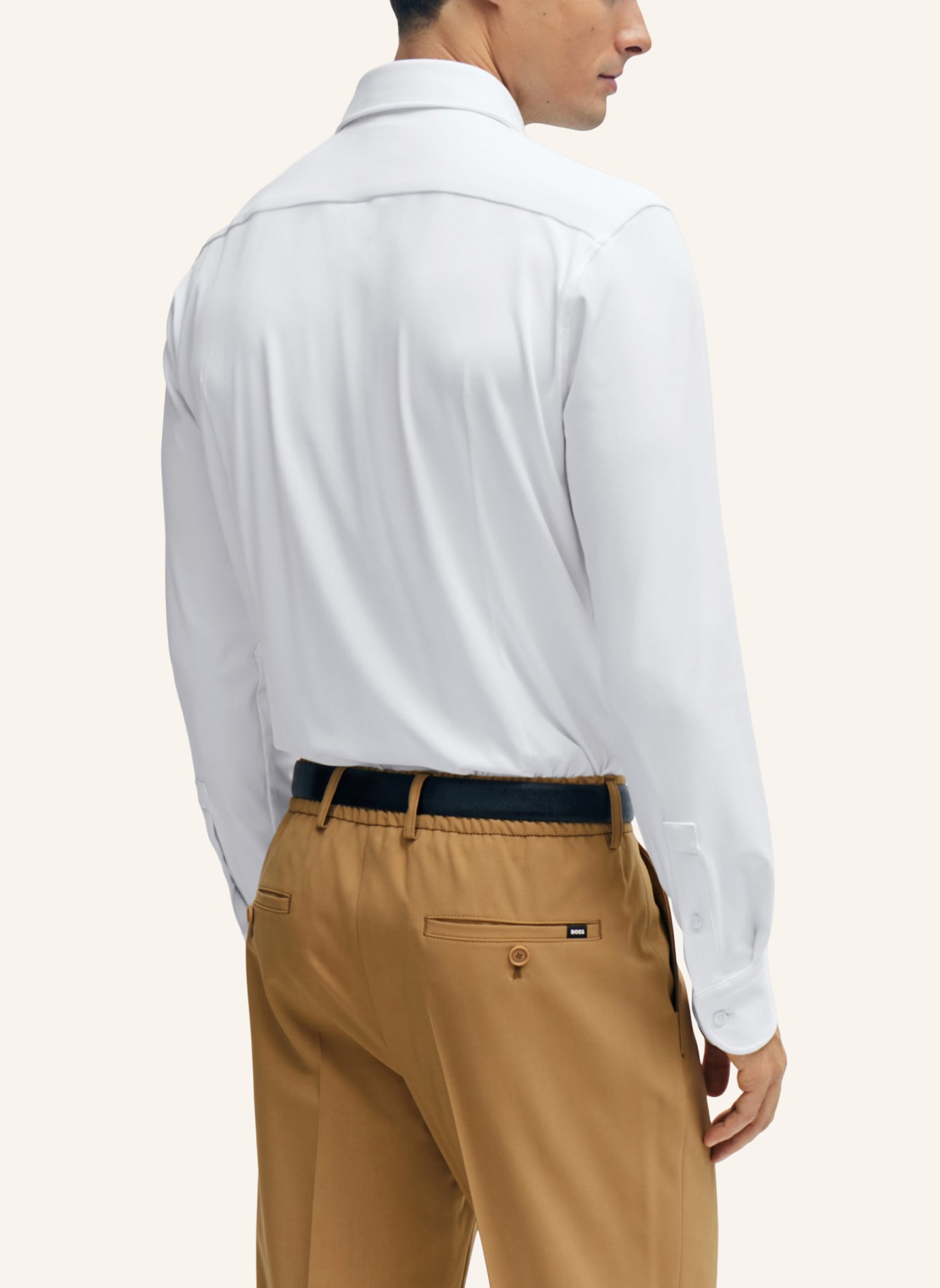 BOSS Business Hemd P-HANK-KENT-C1-222 Slim Fit, Farbe: WEISS (Bild 2)