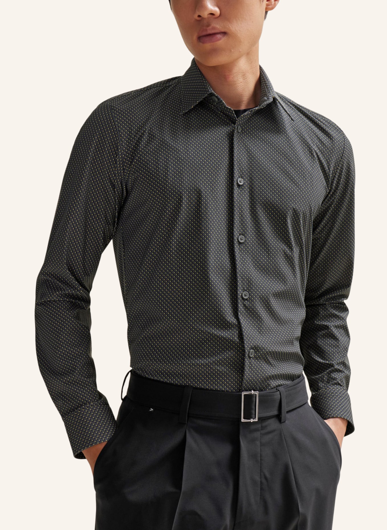 BOSS Casual Hemd P-ROAN-KENT-C1-233 Slim Fit, Farbe: GRAU (Bild 5)