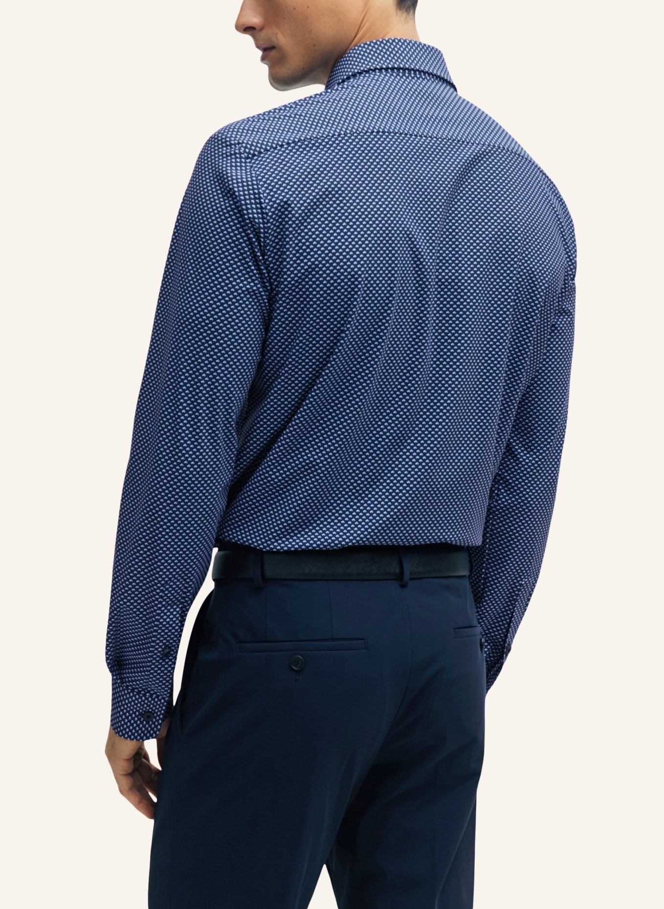 BOSS Casual Hemd P-ROAN-KENT-C1-233 Slim Fit, Farbe: DUNKELBLAU (Bild 2)