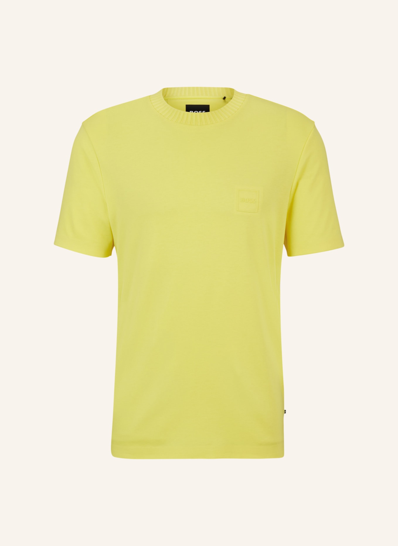 BOSS T-Shirt P-TIBURT 428 Regular Fit, Farbe: GELB (Bild 1)