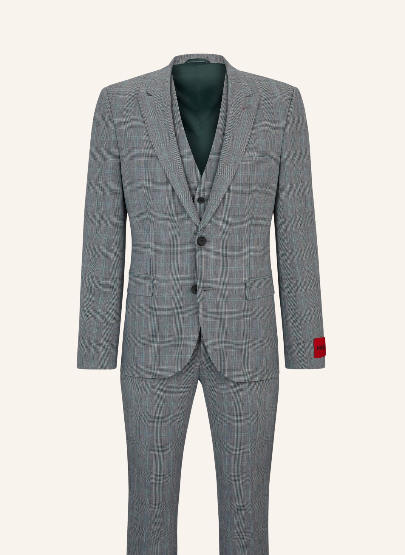 HUGO Business Anzug ARTI/HESTEN241V1X Extra-Slim Fit, Farbe: GRAU (Bild 1)