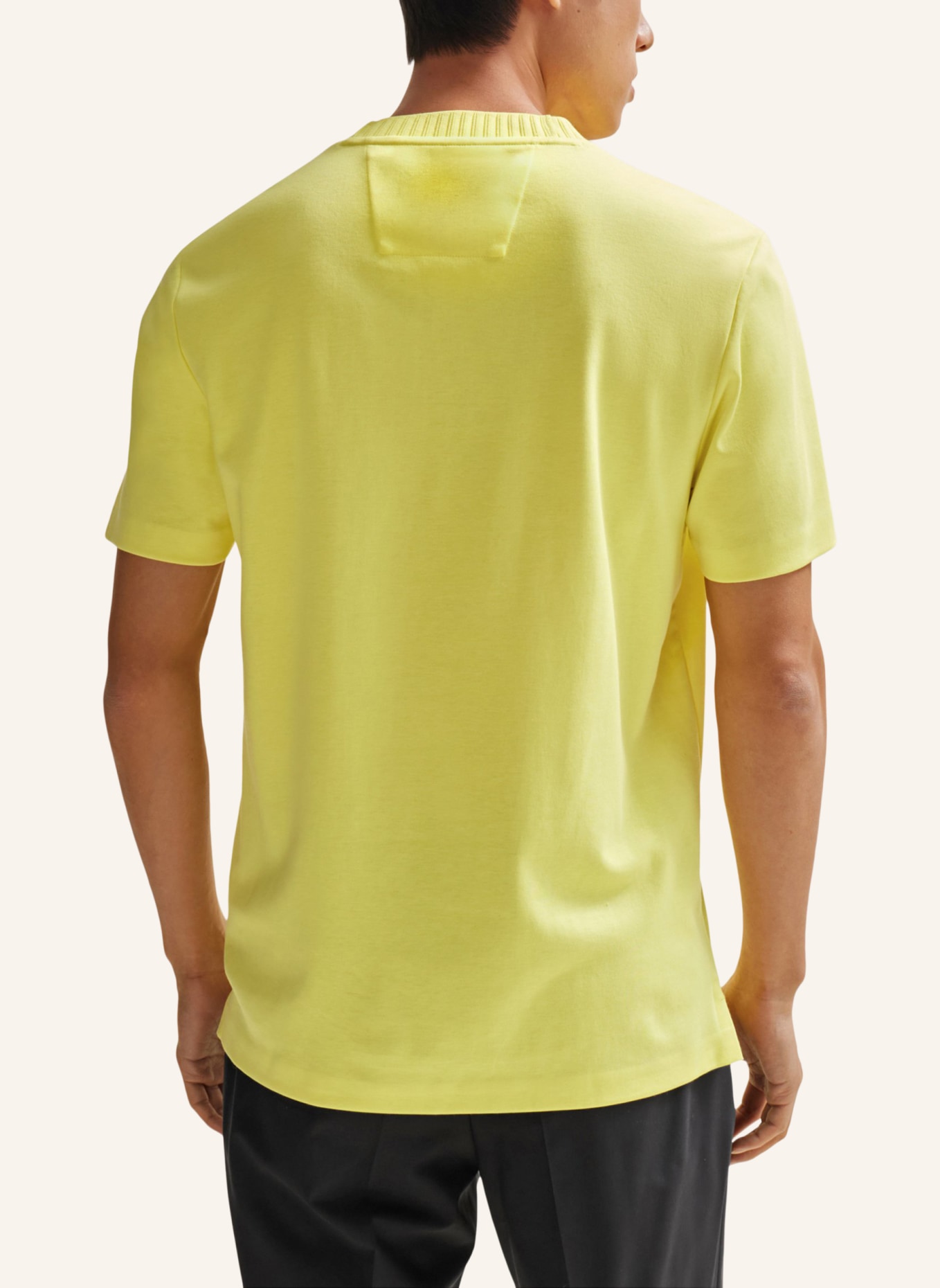 BOSS T-Shirt P-TIBURT 428 Regular Fit, Farbe: GELB (Bild 2)