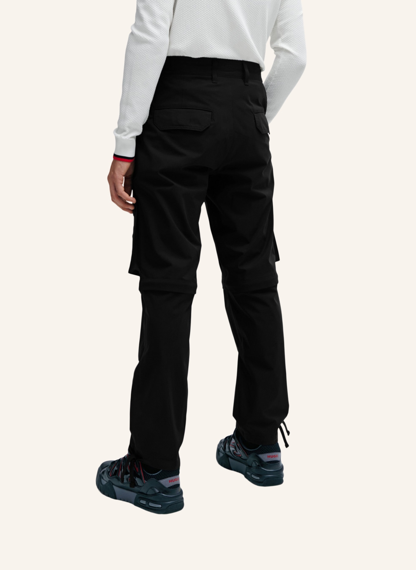 HUGO Casual Hose GERMO241 Regular Fit, Farbe: SCHWARZ (Bild 3)