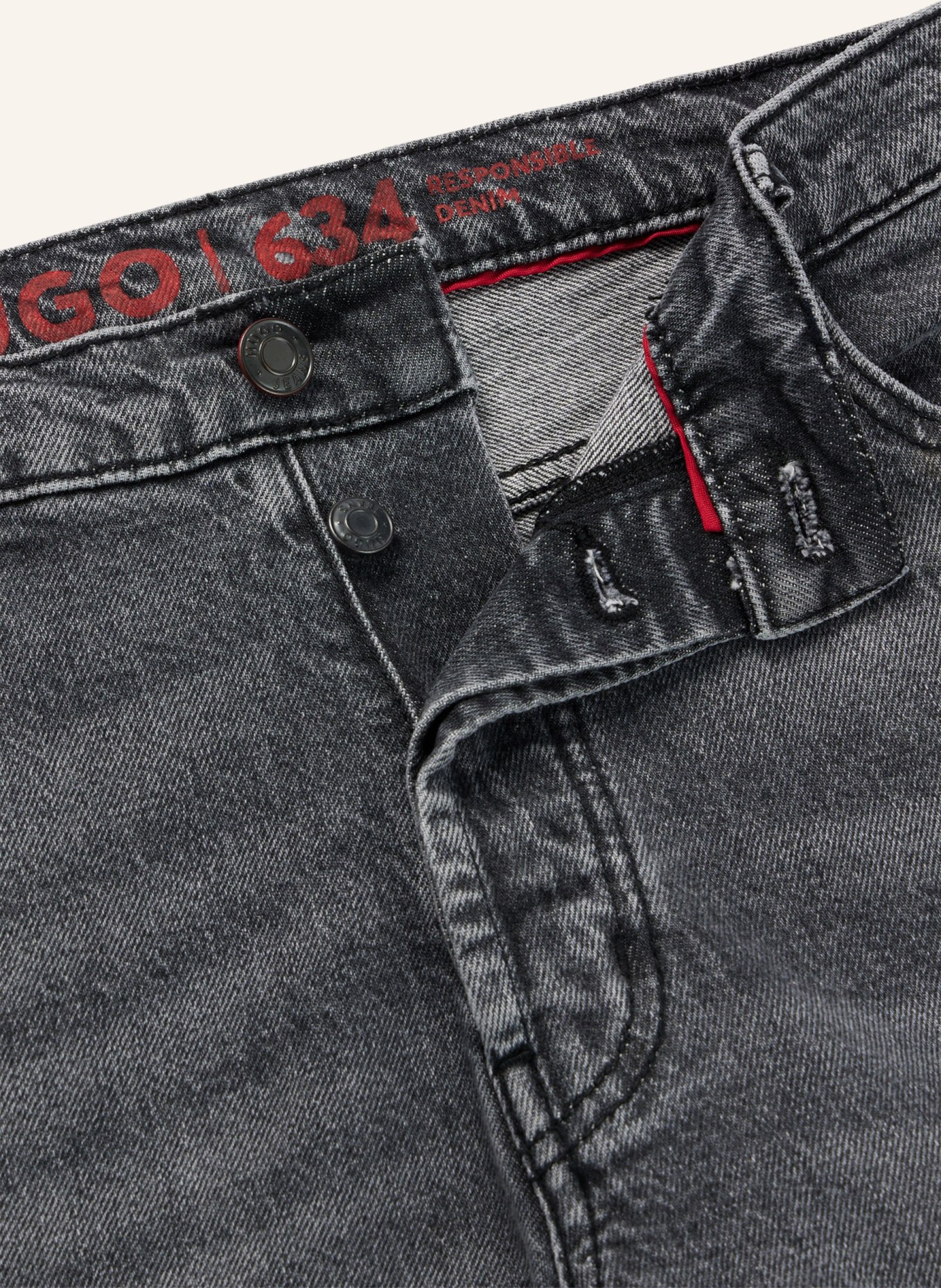 HUGO Jeans HUGO 634 Tapered Fit, Farbe: GRAU (Bild 2)