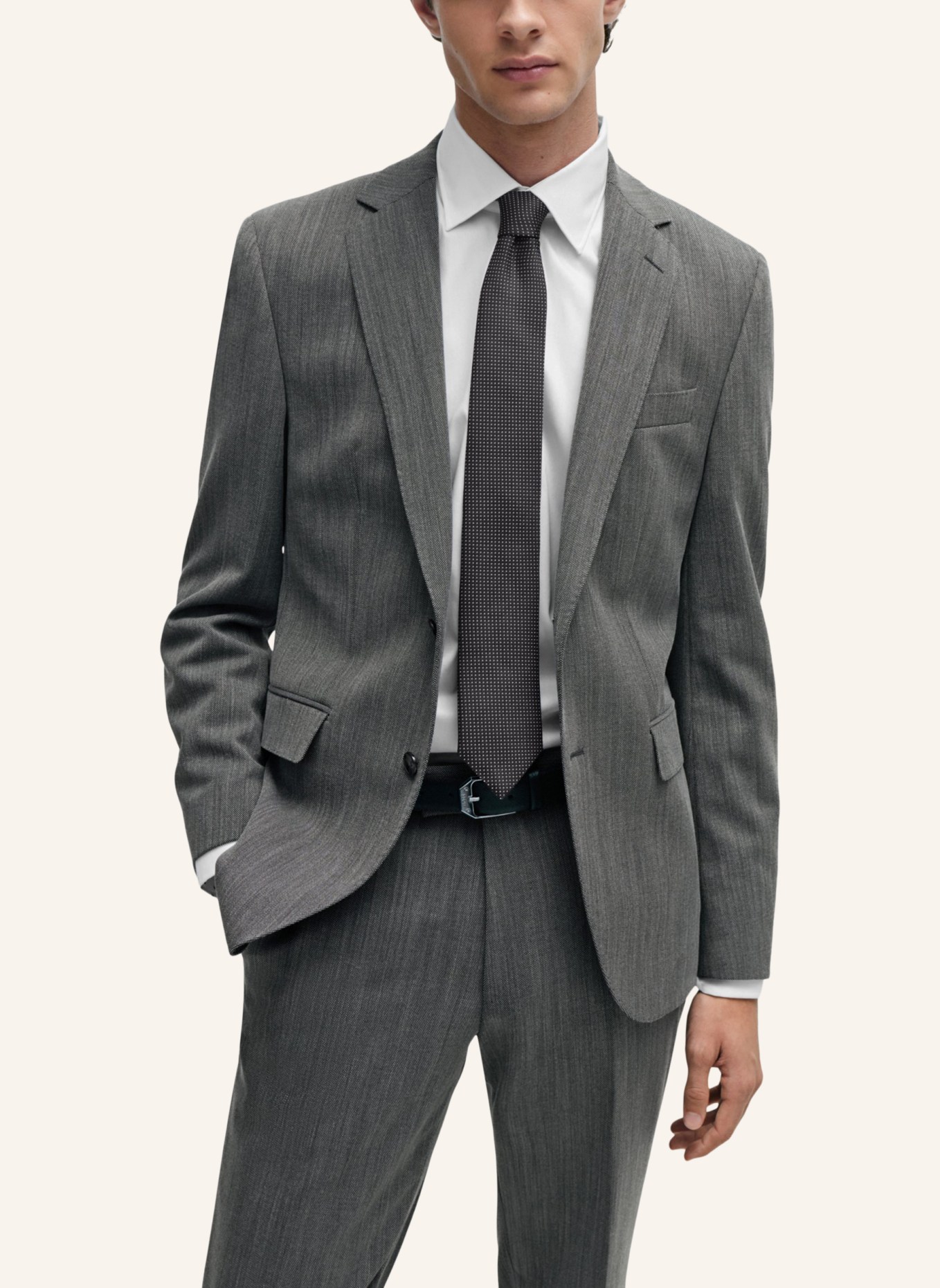 BOSS Krawatte H-TIE 7,5 CM-222, Farbe: SCHWARZ (Bild 4)