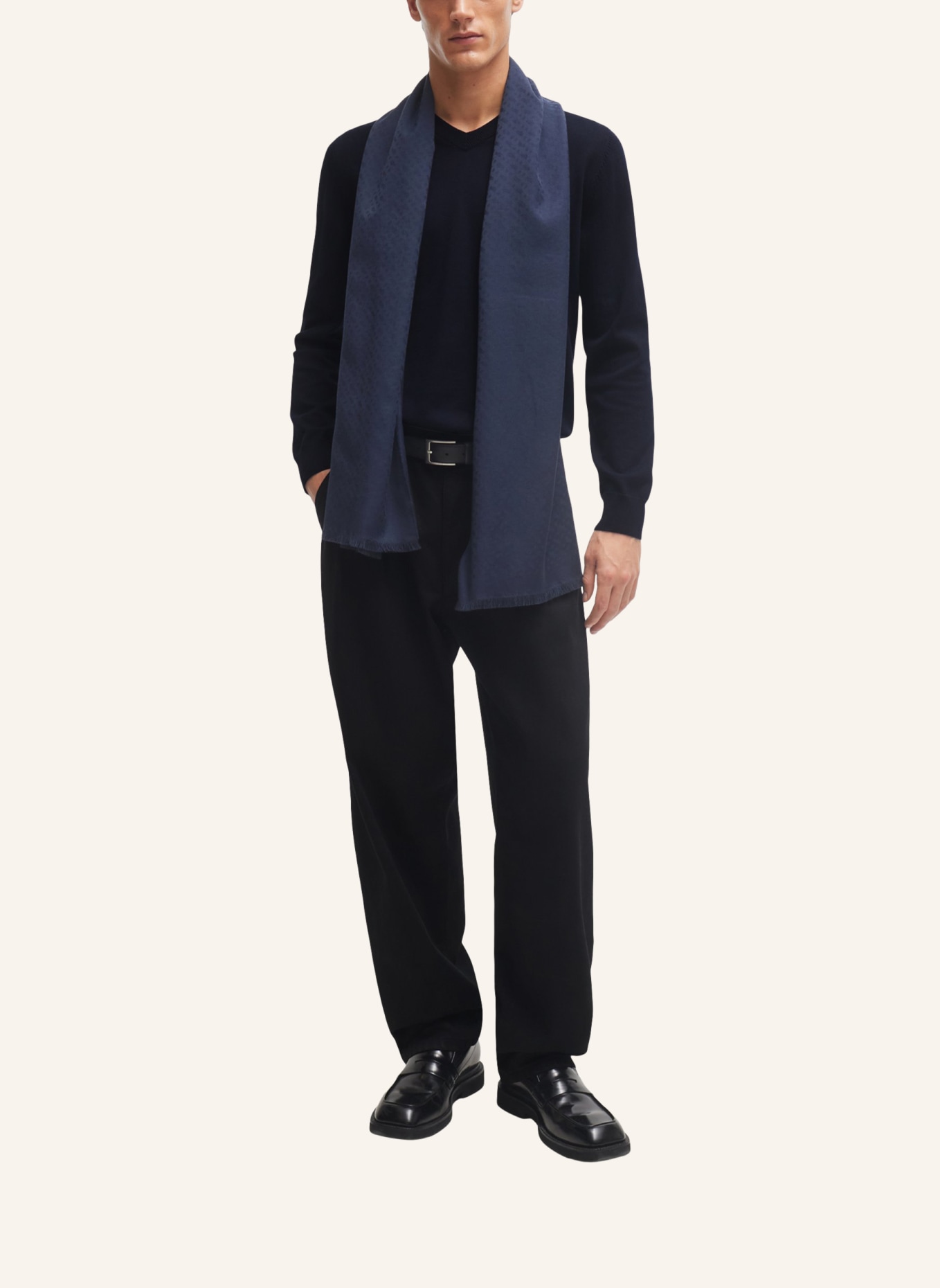 BOSS Pullover PACELLO-L Regular Fit, Farbe: DUNKELBLAU (Bild 5)