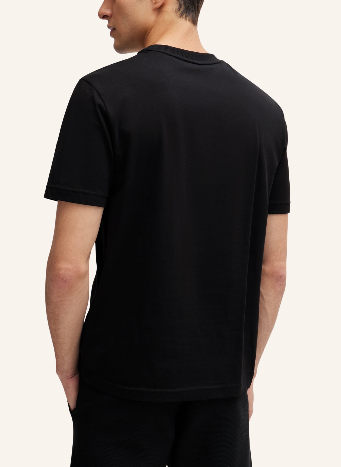 BOSS T-Shirt TEE 3 Regular Fit, Farbe: SCHWARZ (Bild 2)