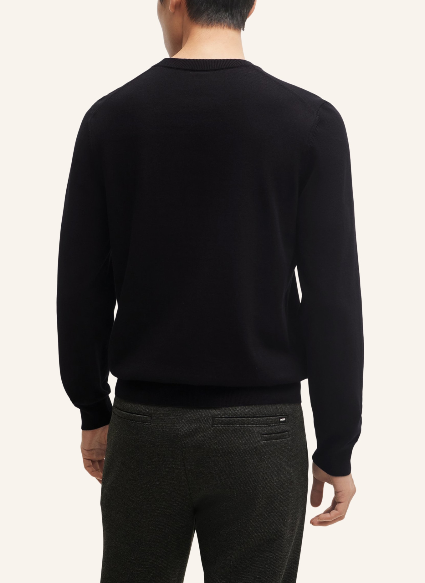 BOSS Pullover PACELLO-L Regular Fit, Farbe: SCHWARZ (Bild 2)