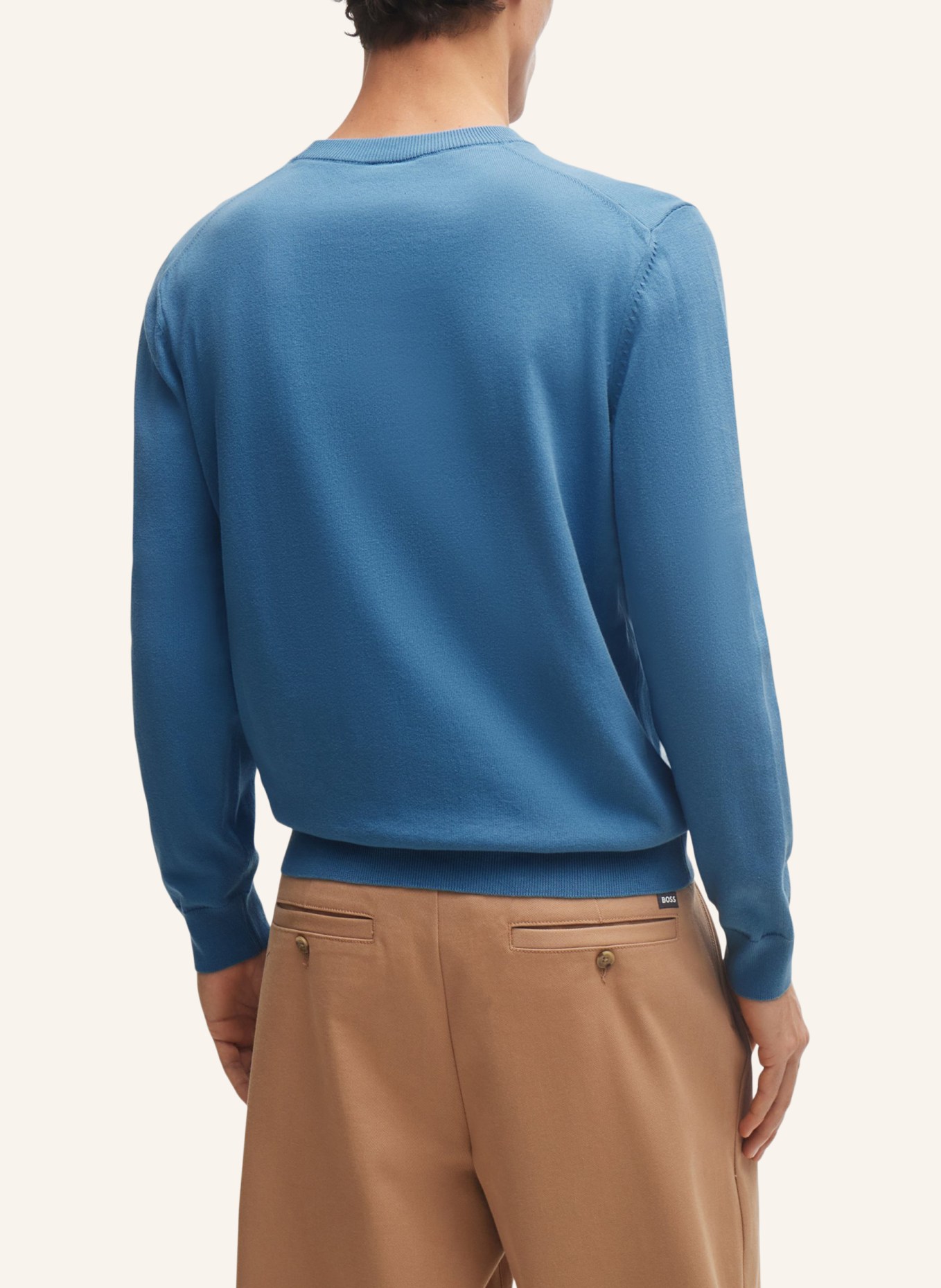 BOSS Pullover PACELLO-L Regular Fit, Farbe: HELLBLAU (Bild 2)
