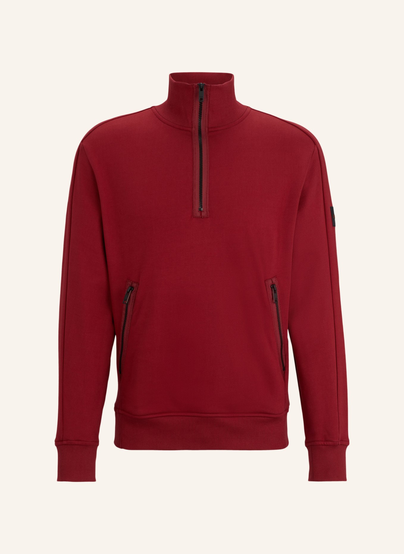 BOSS Sweatshirt ZECOMPANY Regular Fit, Farbe: ROT (Bild 1)