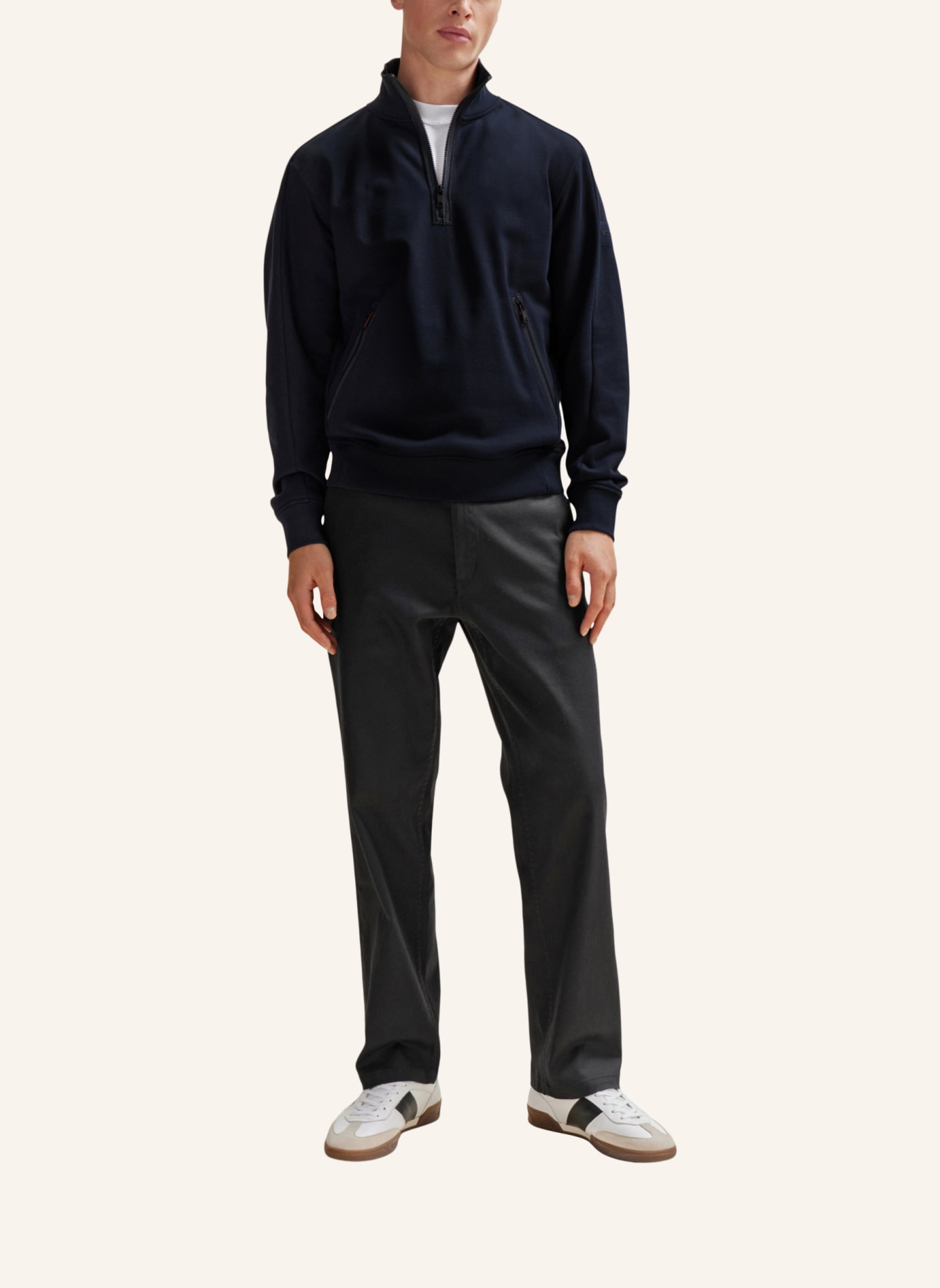 BOSS Sweatshirt ZECOMPANY Regular Fit, Farbe: DUNKELBLAU (Bild 5)