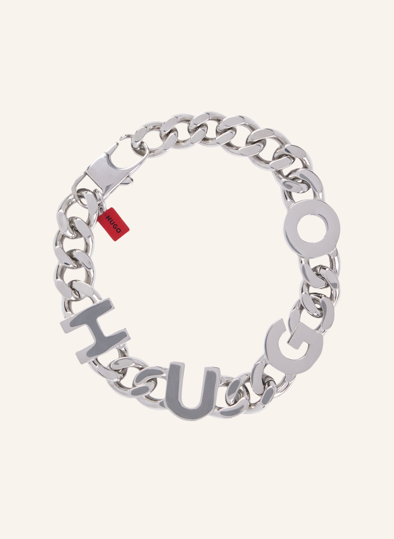 HUGO Armband E-HUGOCHAIN4-BRA, Farbe: SILBER (Bild 1)