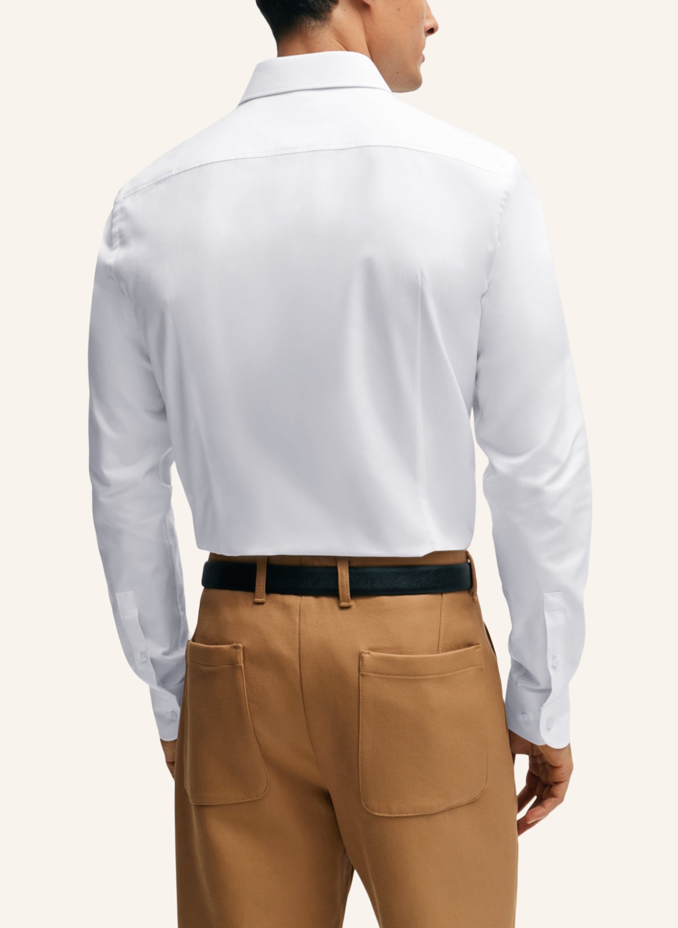 BOSS Business Hemd H-HANK-KENT-C1-214 Slim Fit, Farbe: WEISS (Bild 2)