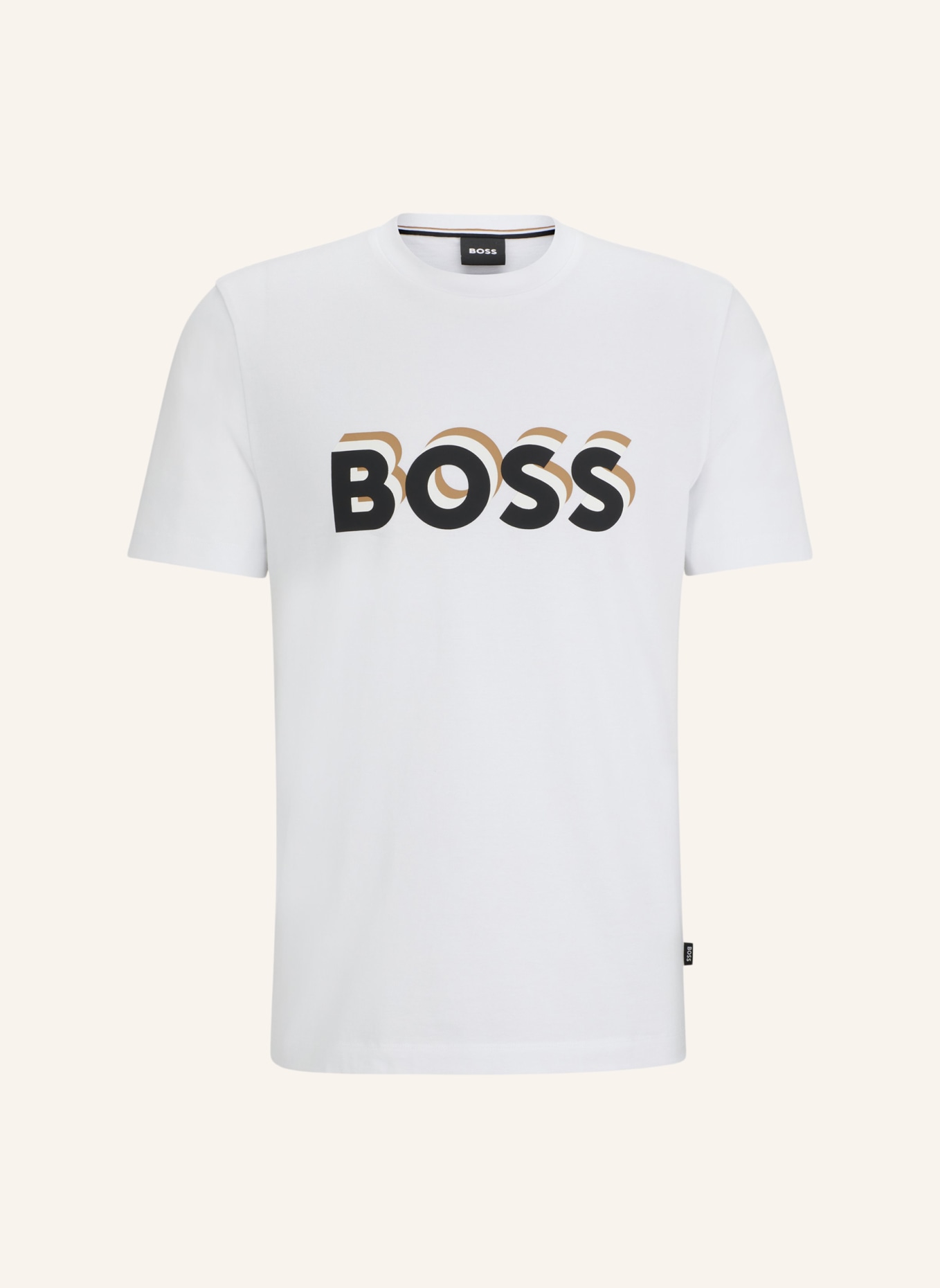 BOSS T-Shirt TIBURT 427 Regular Fit, Farbe: WEISS (Bild 1)