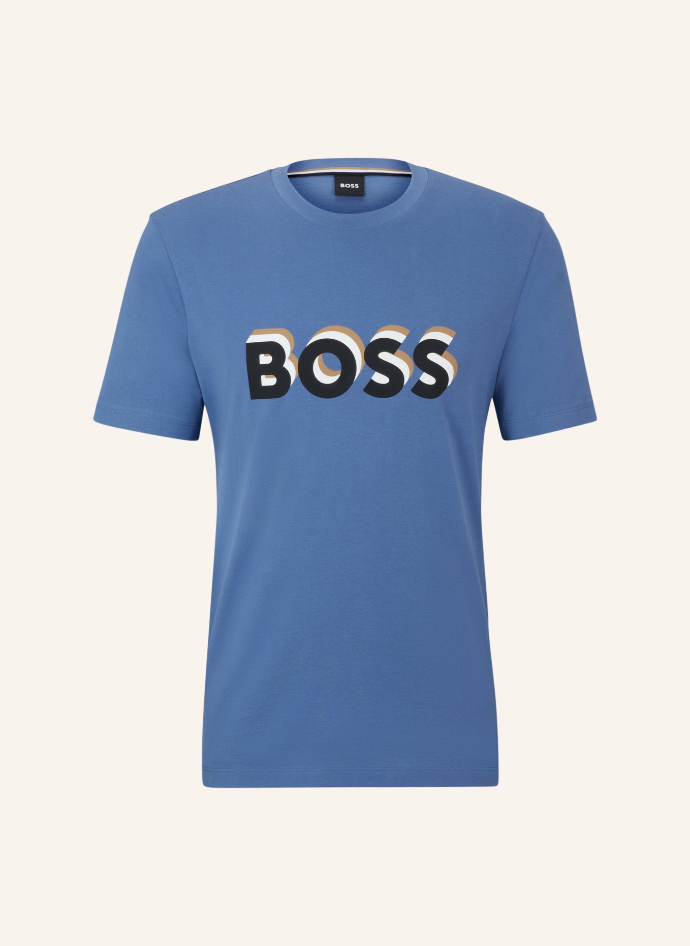 BOSS T-Shirt TIBURT 427 Regular Fit, Farbe: BLAU (Bild 1)