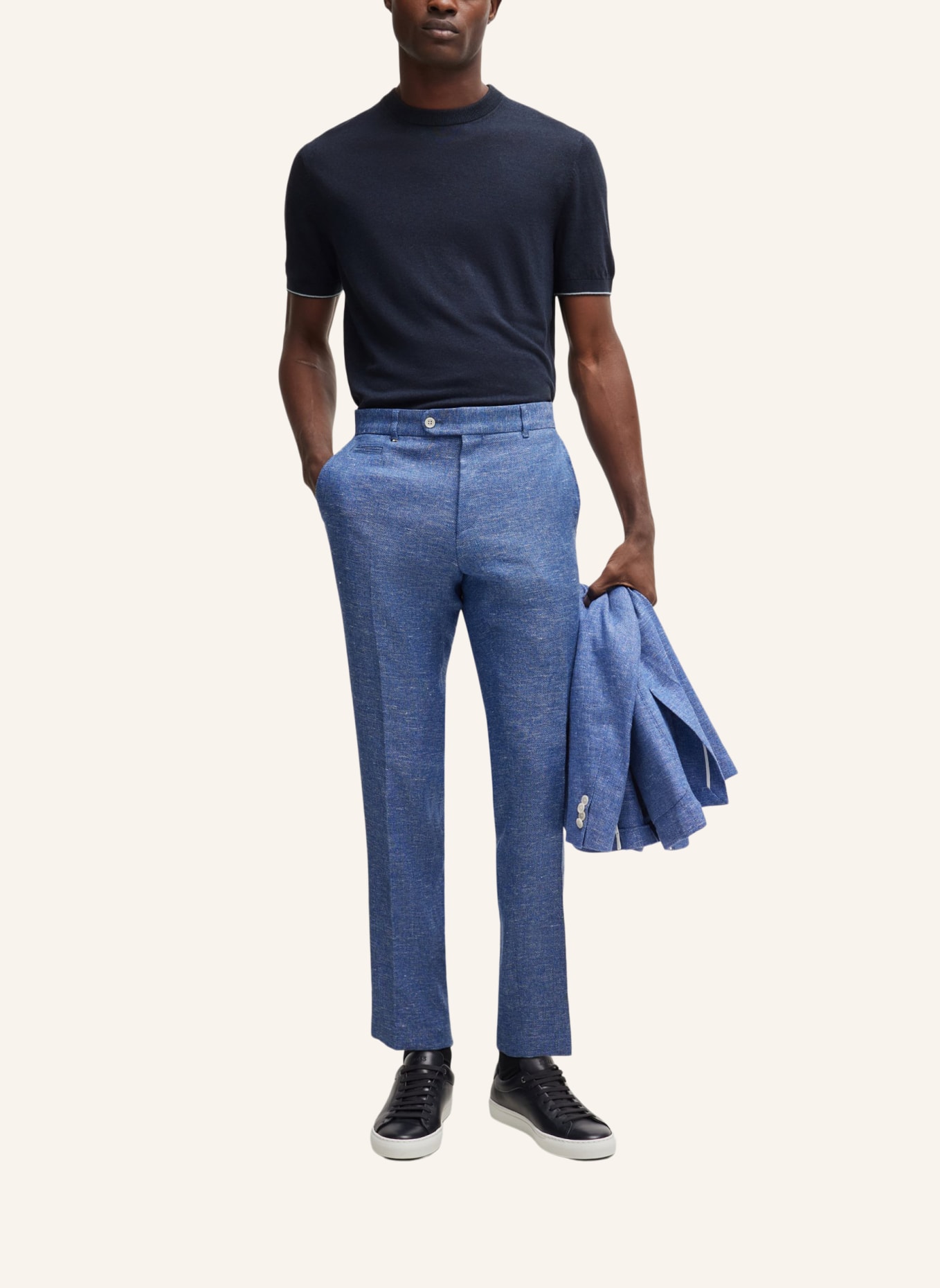 BOSS Pullover TRAMONTE Regular Fit, Farbe: DUNKELBLAU (Bild 5)