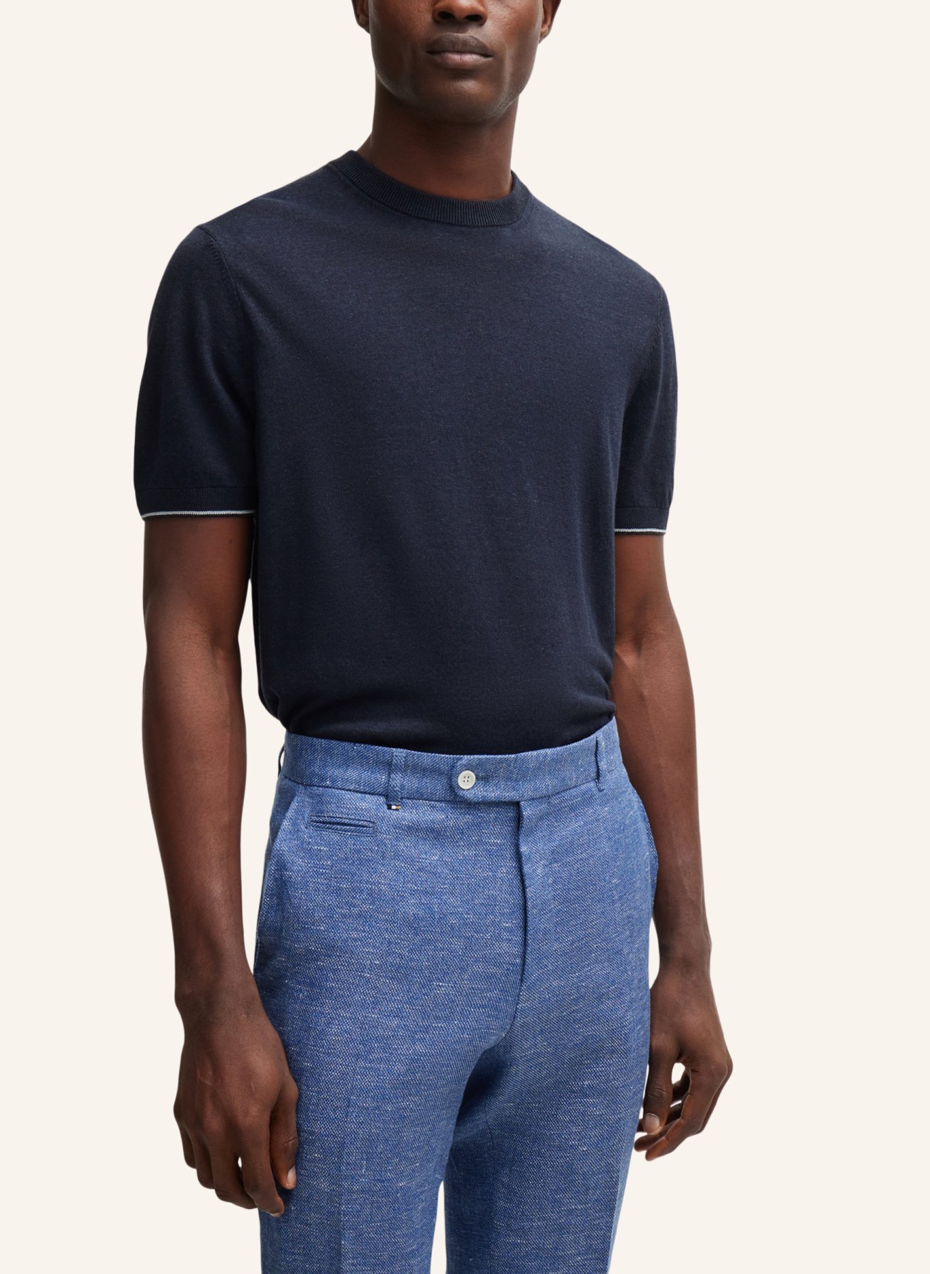 BOSS Pullover TRAMONTE Regular Fit, Farbe: DUNKELBLAU (Bild 4)