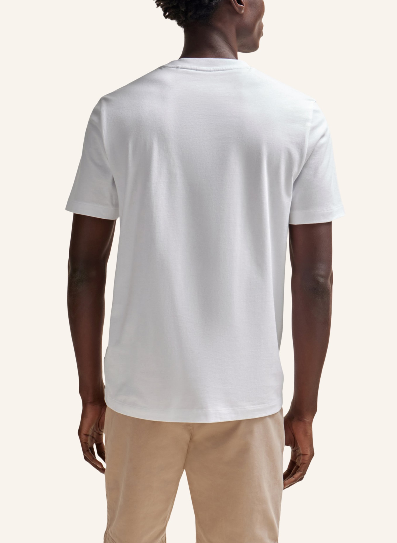 BOSS T-Shirt TIBURT 427 Regular Fit, Farbe: WEISS (Bild 2)