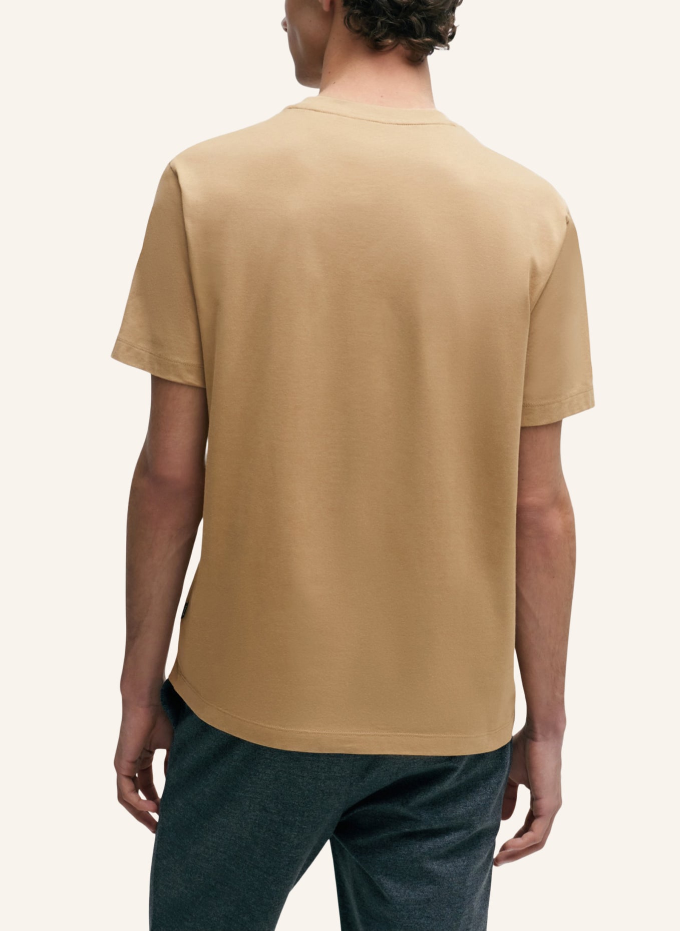 BOSS T-Shirt TIBURT 427 Regular Fit, Farbe: BEIGE (Bild 2)