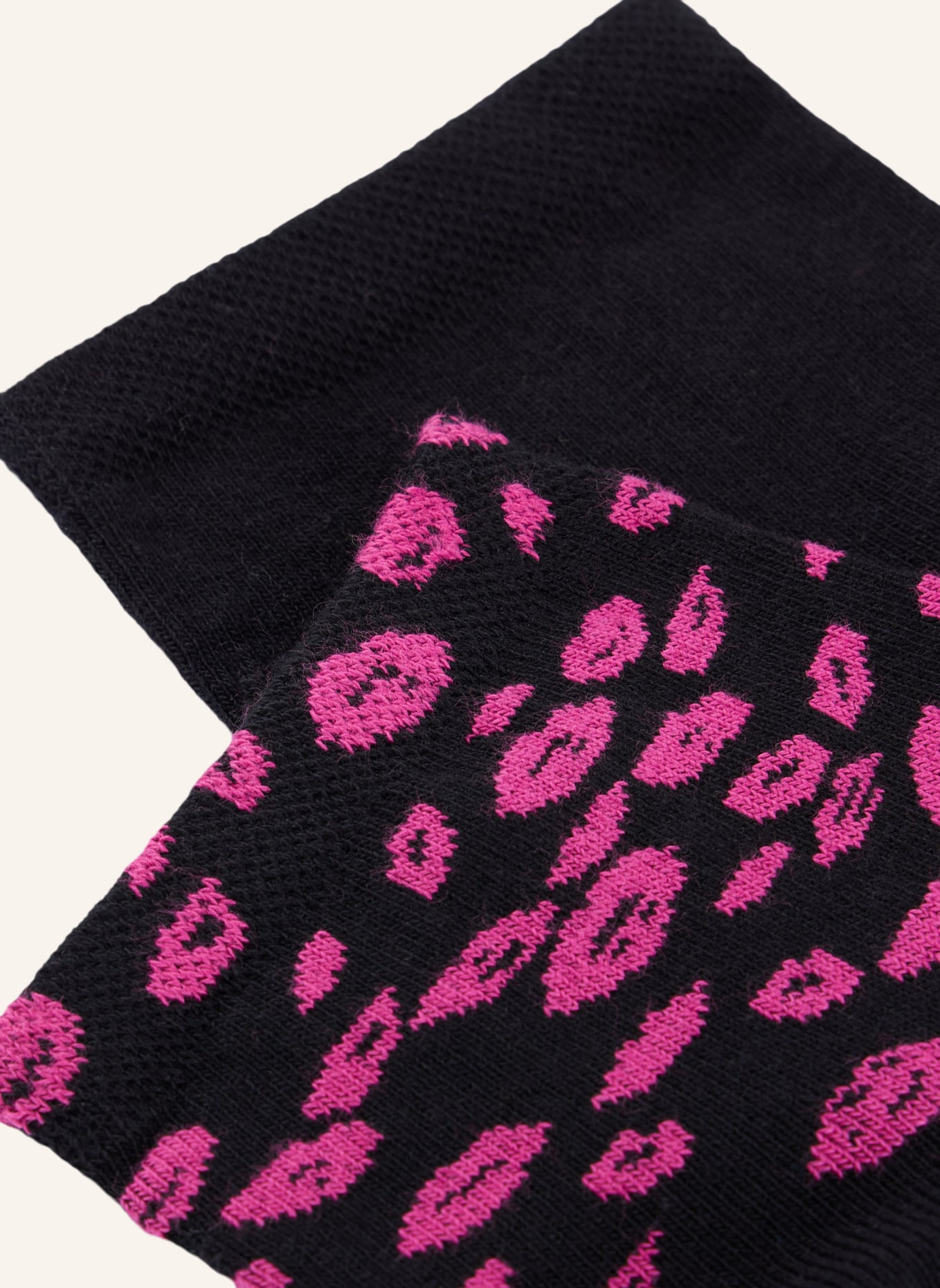 HUGO Casual Socken 2P SH ALLOVER LIPS C, Farbe: SCHWARZ (Bild 2)