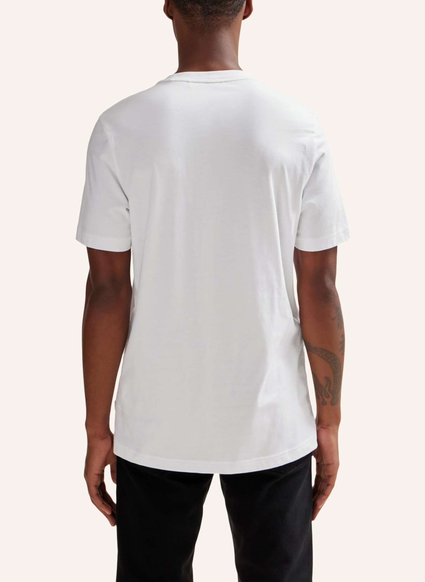 BOSS T-Shirt TEEHEAVYBOSS Regular Fit, Farbe: WEISS (Bild 2)