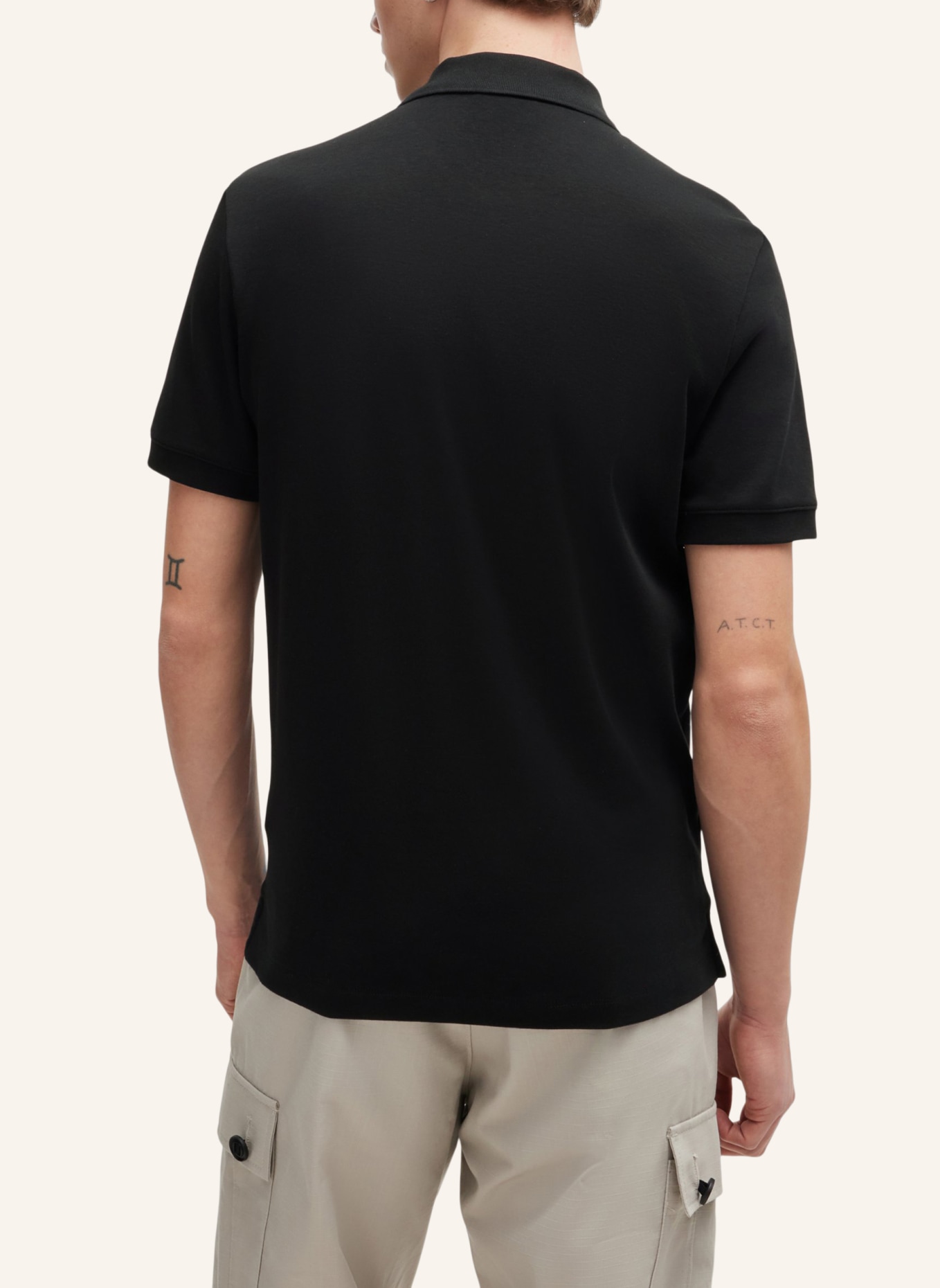 HUGO Poloshirt DALOMINO Regular Fit, Farbe: SCHWARZ (Bild 2)