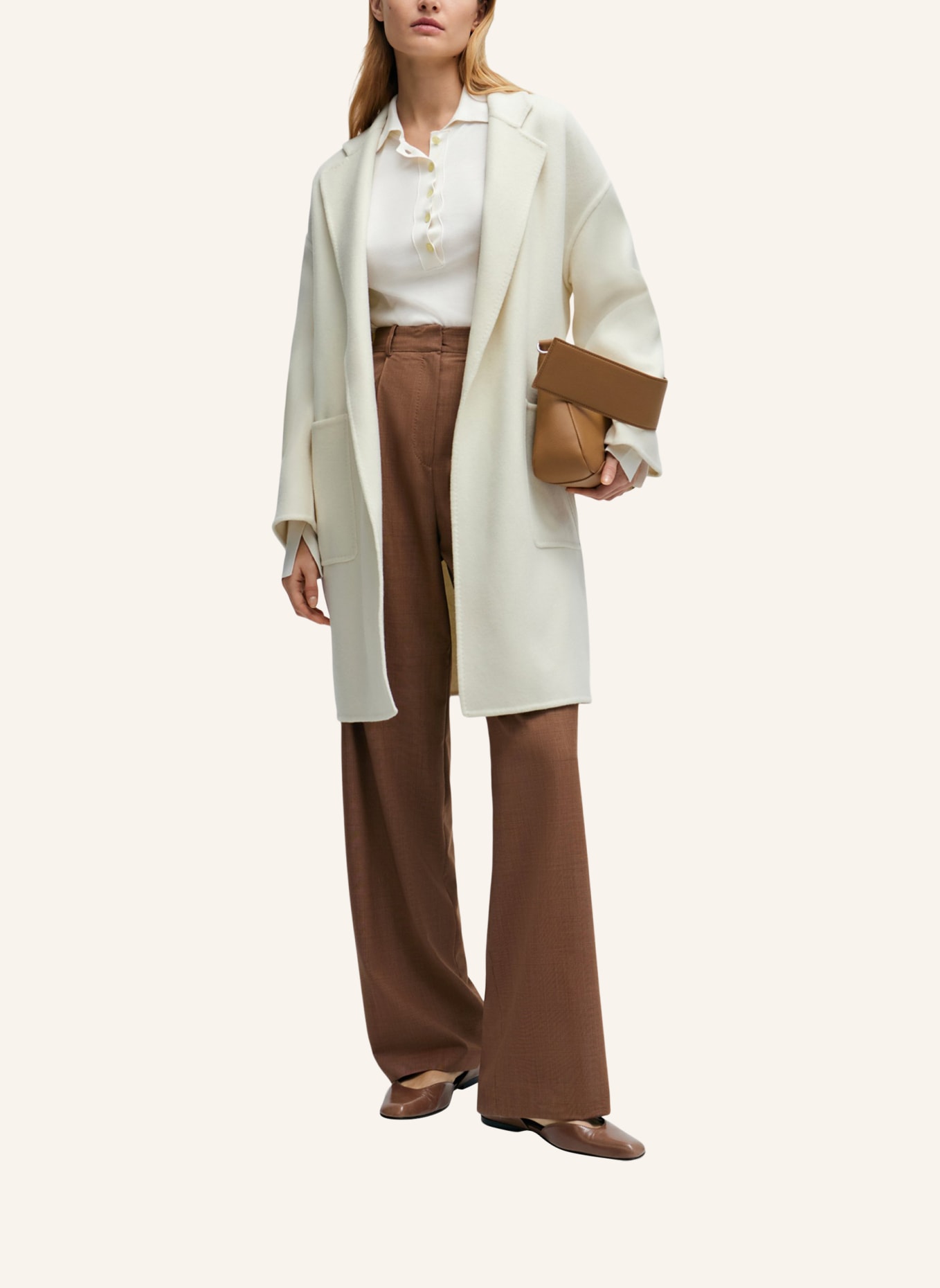 BOSS Pullover FARODI Slim Fit, Farbe: WEISS (Bild 5)