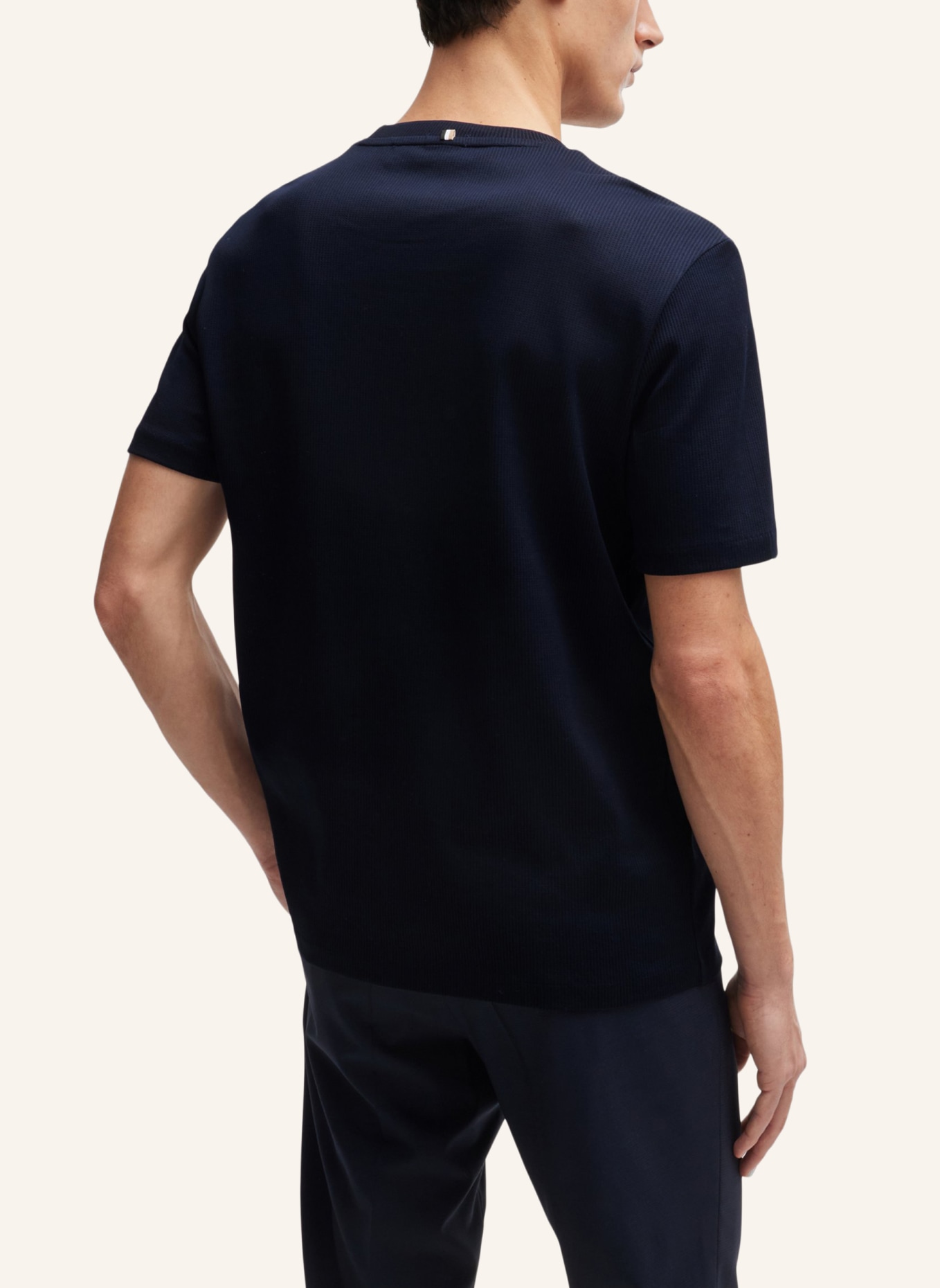 BOSS T-Shirt TIBURT 406 Regular Fit, Farbe: DUNKELBLAU (Bild 2)