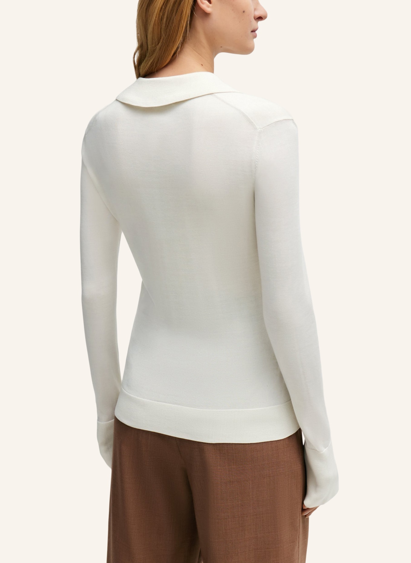 BOSS Pullover FARODI Slim Fit, Farbe: WEISS (Bild 2)