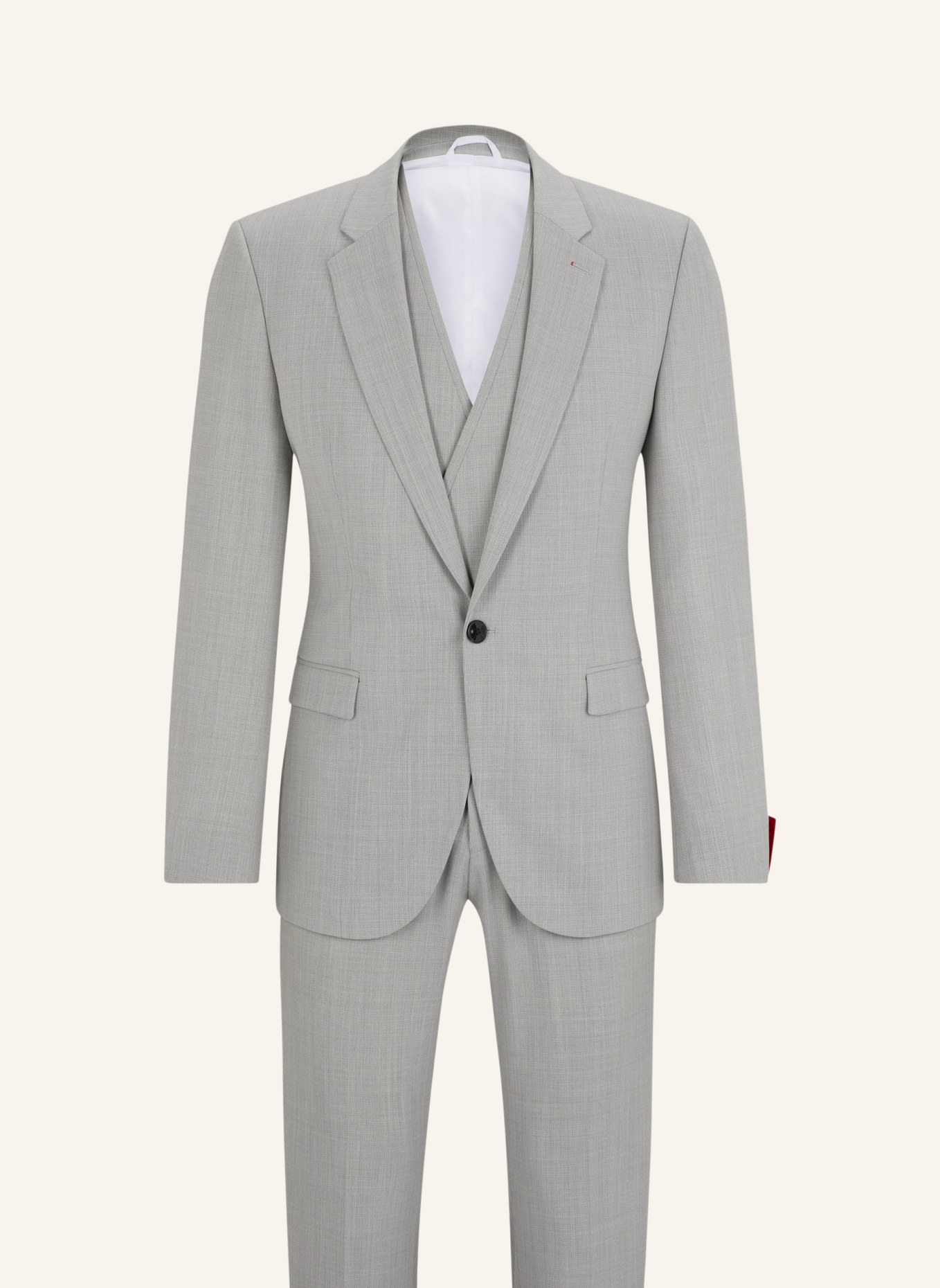 HUGO Business Anzug ARTI/HESTEN242V1X Extra-Slim Fit, Farbe: GRAU (Bild 1)