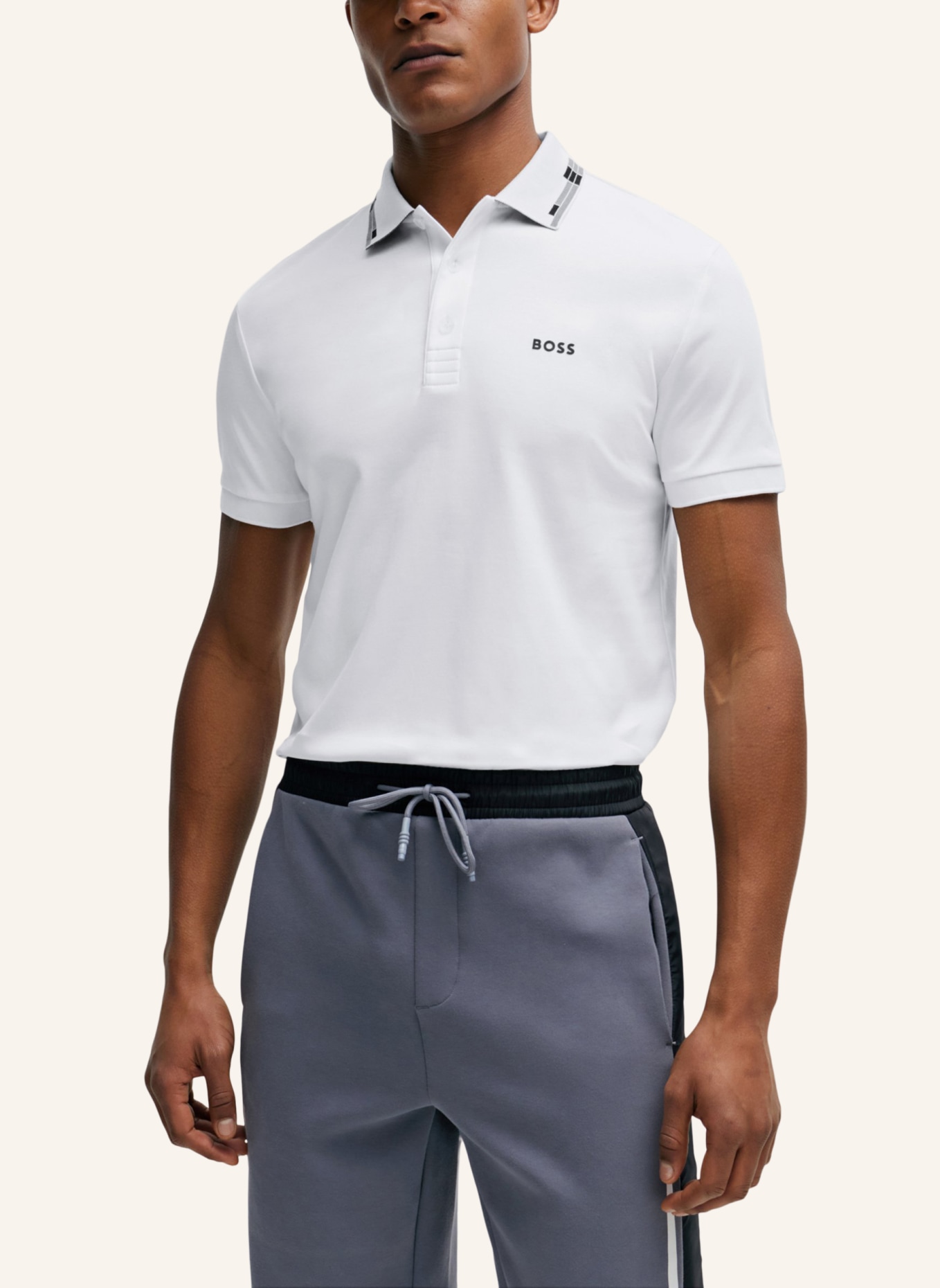 BOSS Poloshirt PAULE Slim Fit, Farbe: WEISS (Bild 4)