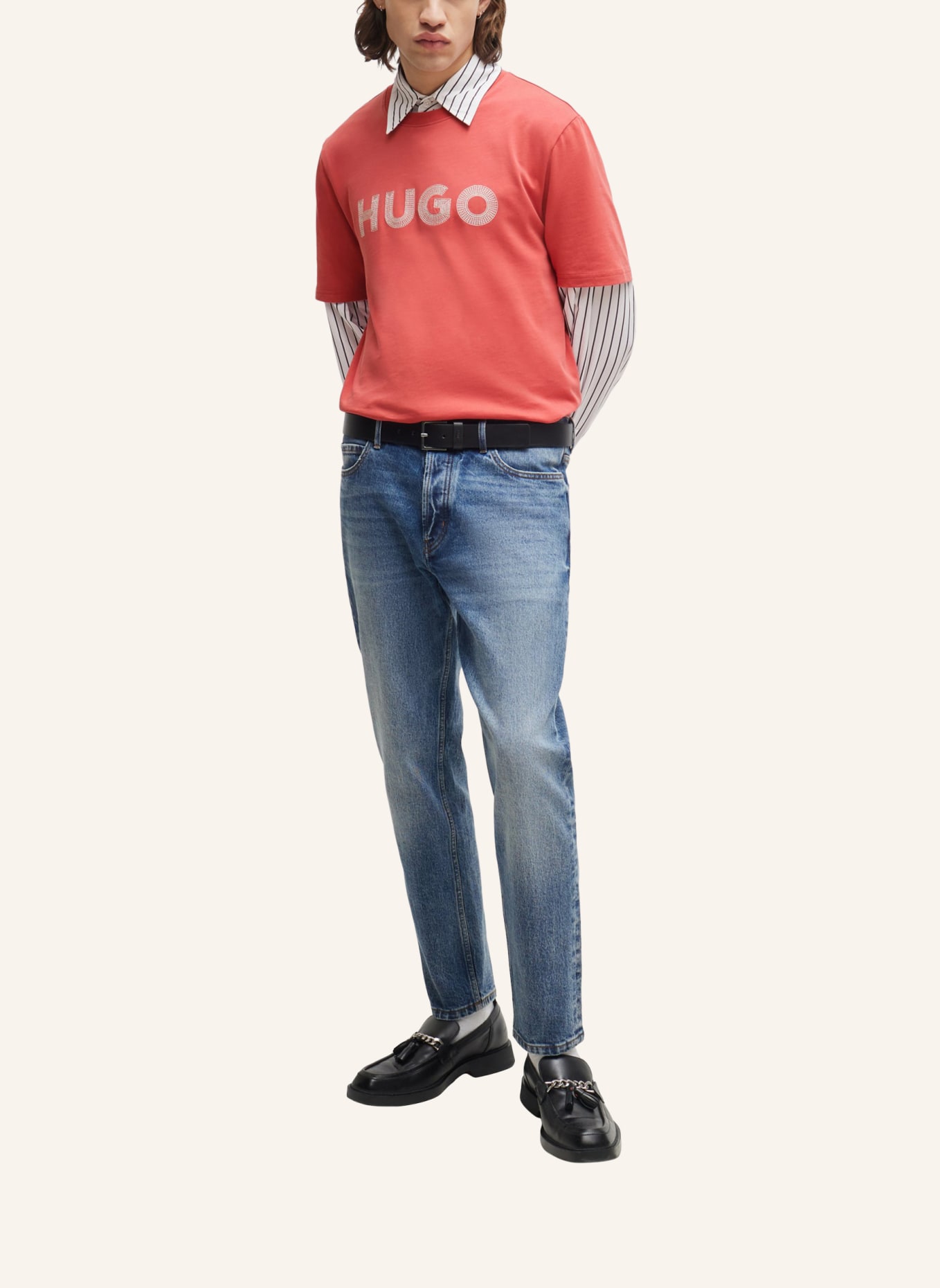 HUGO Jeans HUGO 634 Tapered Fit, Farbe: BLAU (Bild 6)
